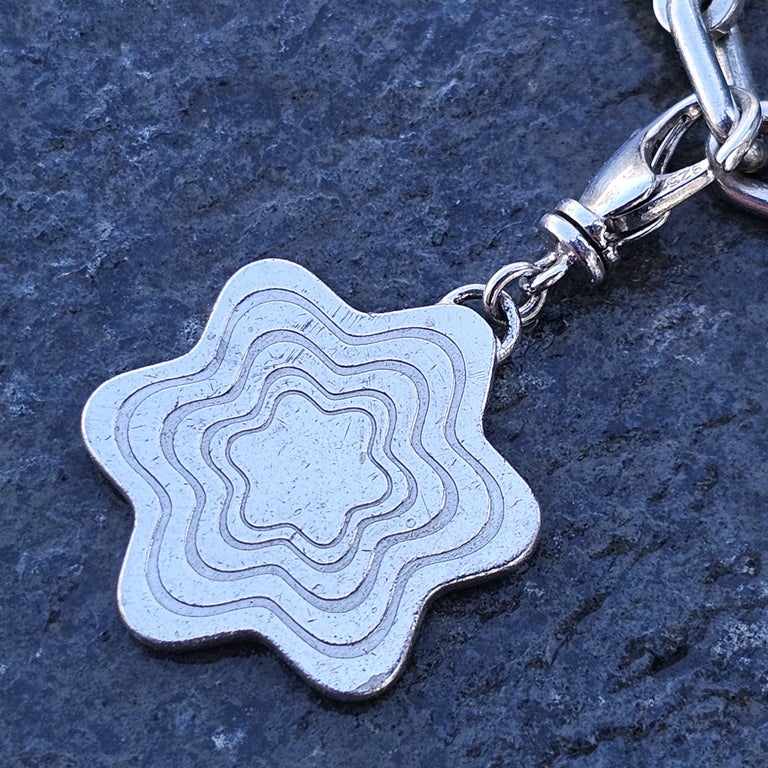 Montblanc Limited Edition Charm Bracelet 18k Gold Key Diamond