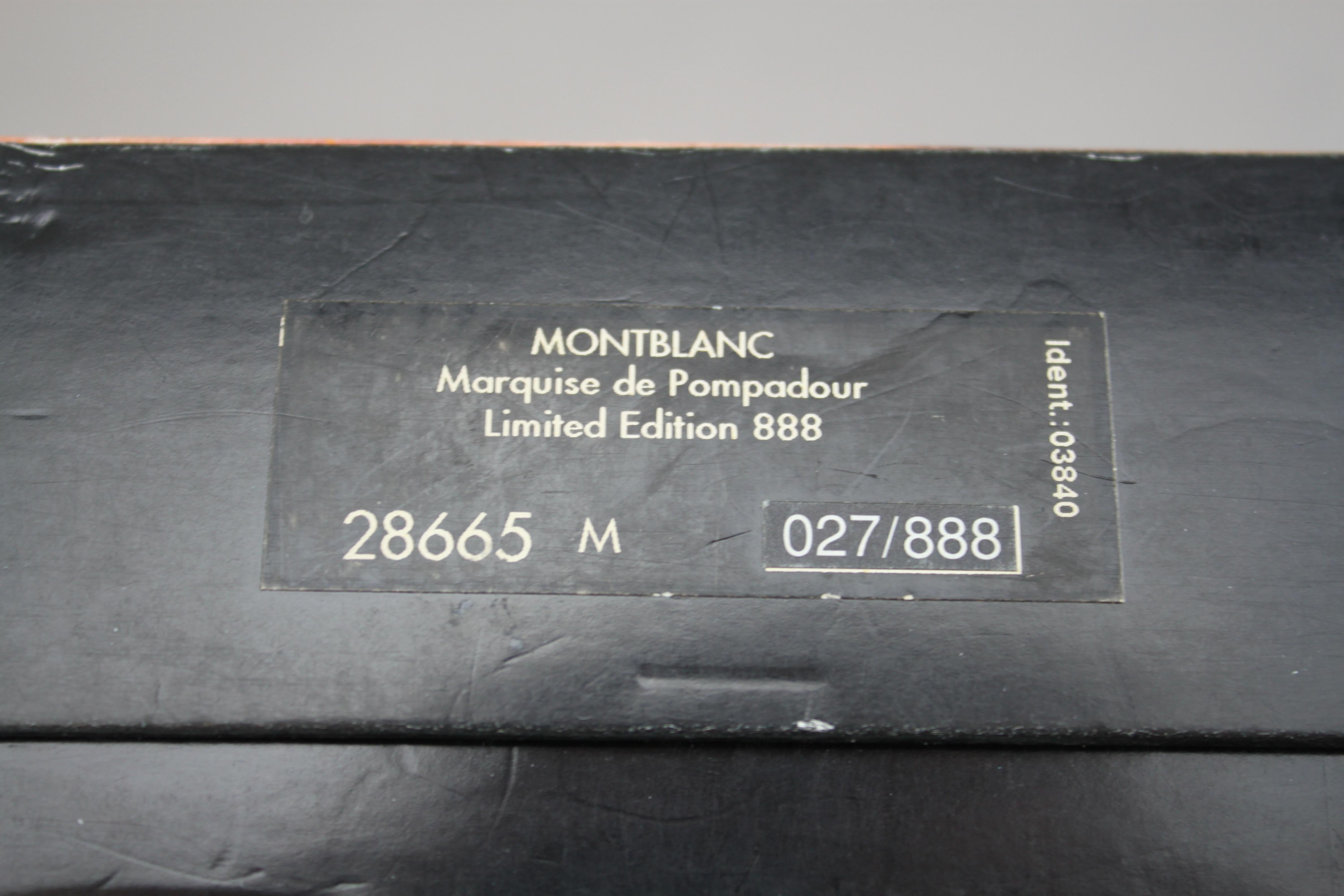 Stylo plume Montblanc en porcelaine de Meissen:: édition limitée 11