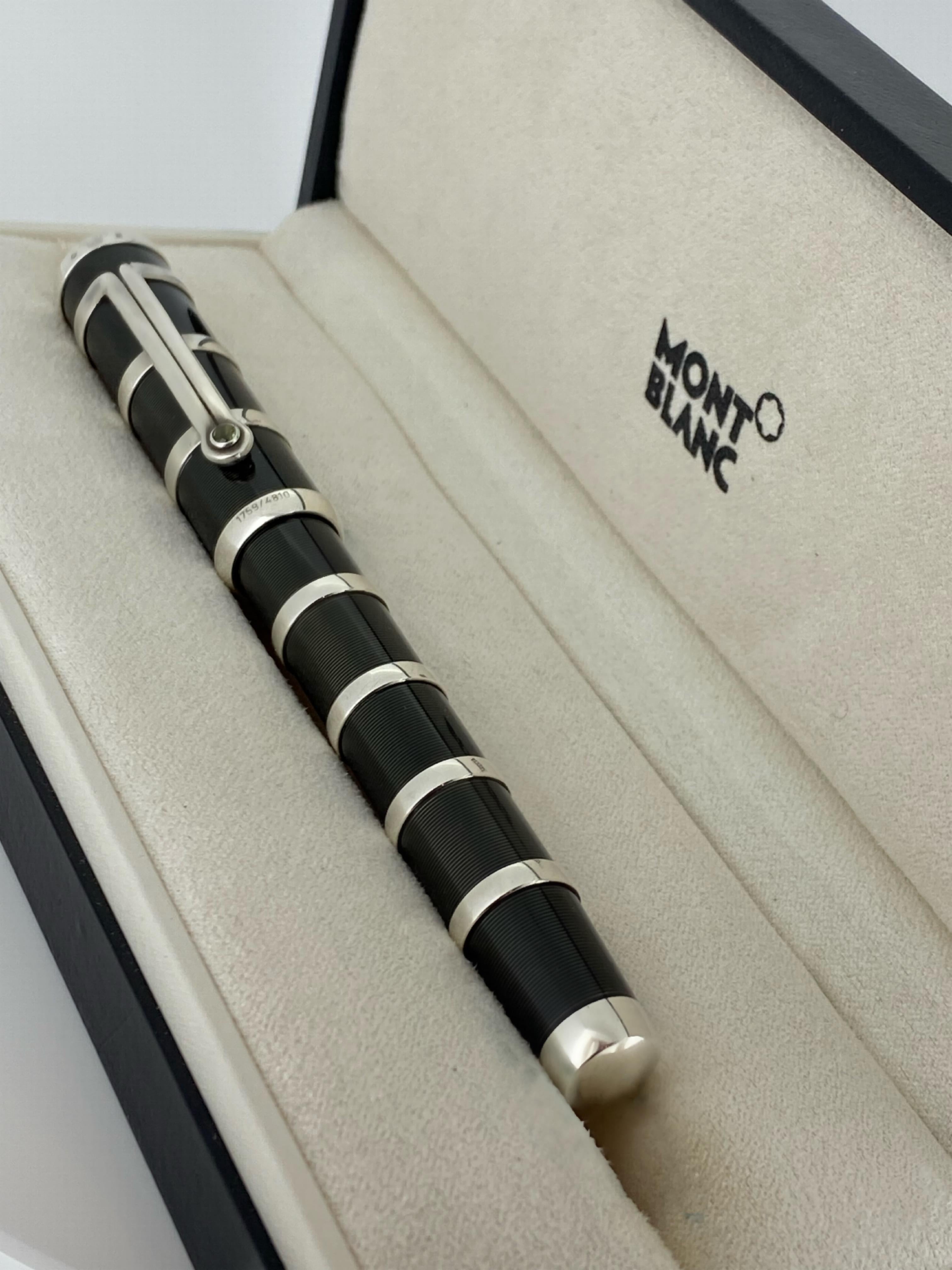 Montblanc Limited Edition Nicolaus Copernicus 4810 M 18K Gold Nib Fountain Pen. For Sale 3