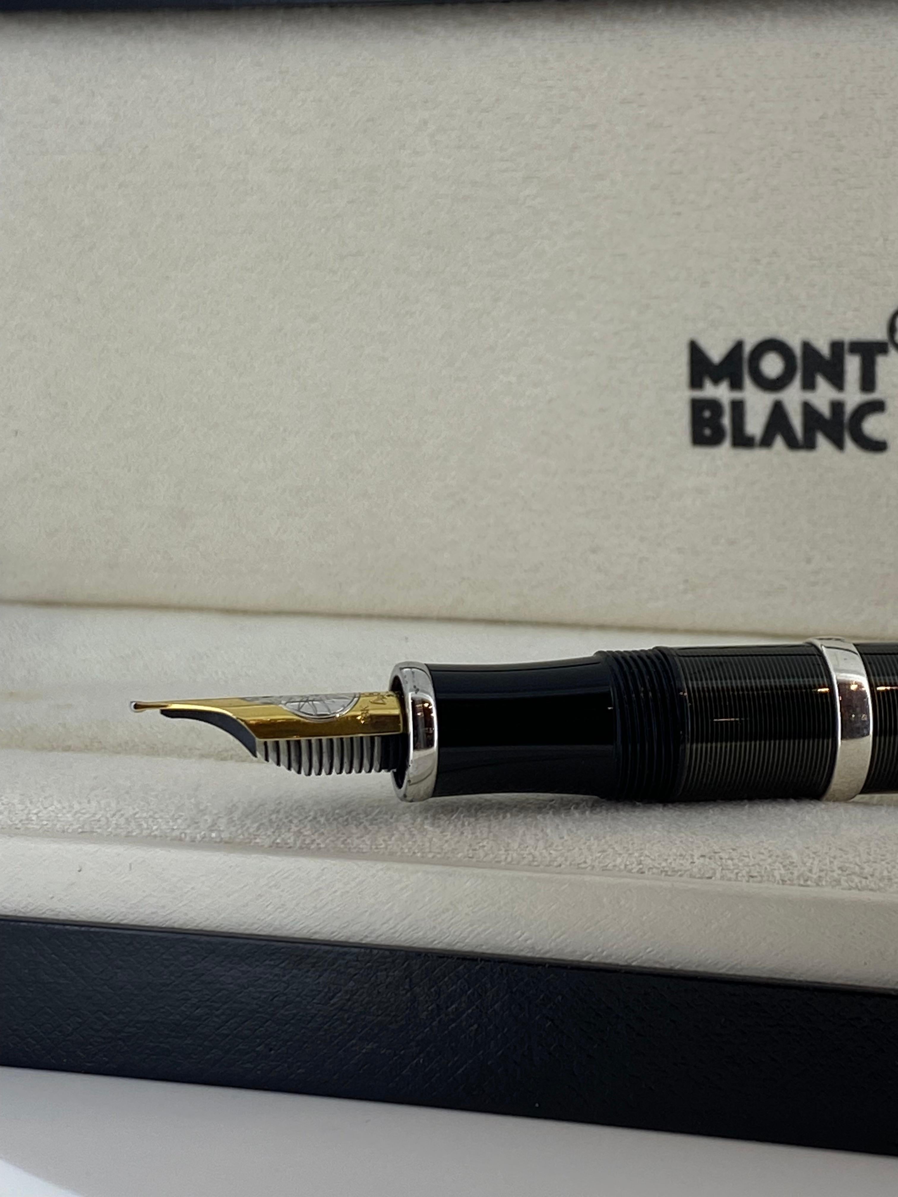 Montblanc Limitierte Auflage Nicolaus Copernicus 4810 M 18K Gold Nib Brunnenstift, Nicolaus Copernicus. im Zustand „Hervorragend“ im Angebot in MELBOURNE, AU