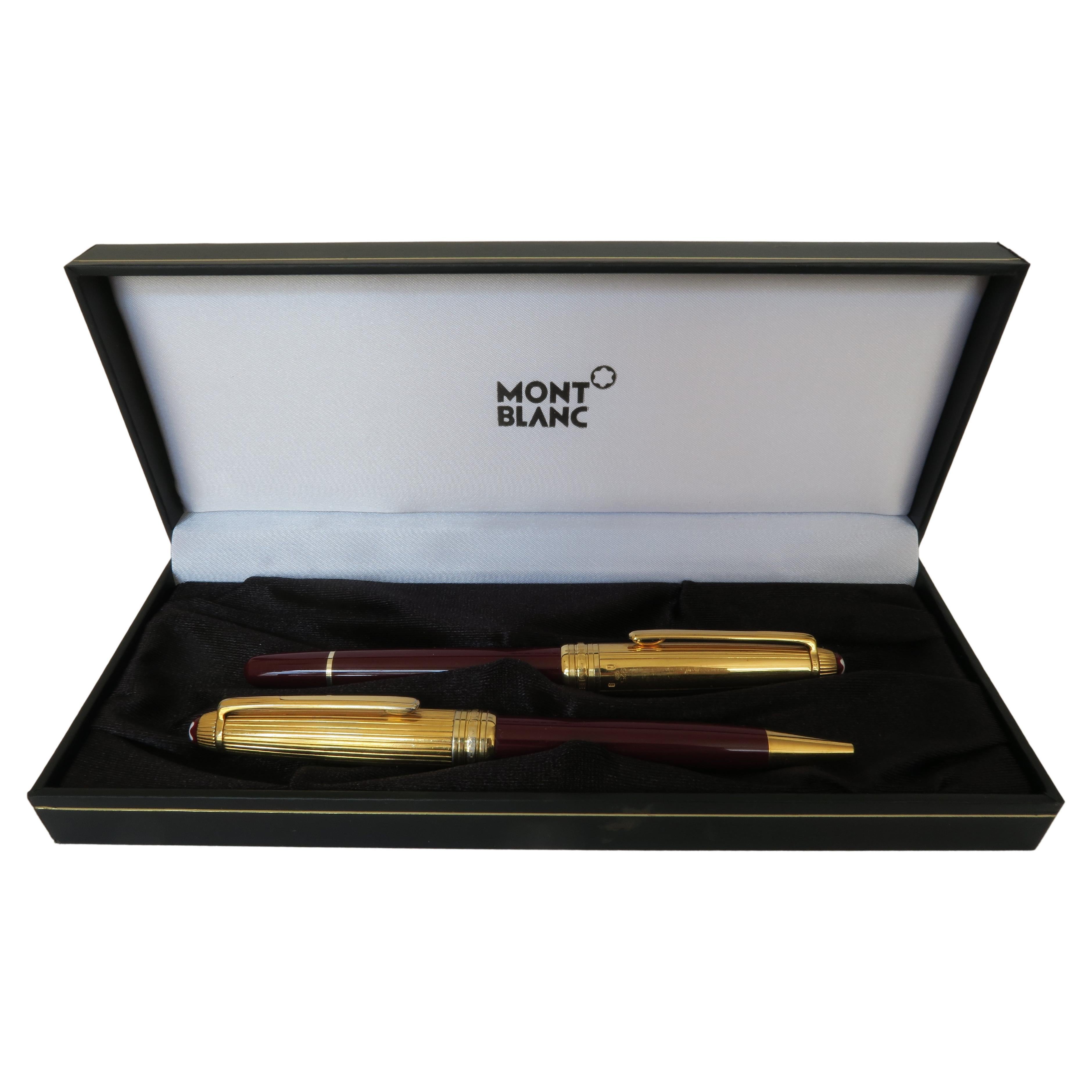 Montblanc Masterpiece Ballpoint and Fountain Pen Set