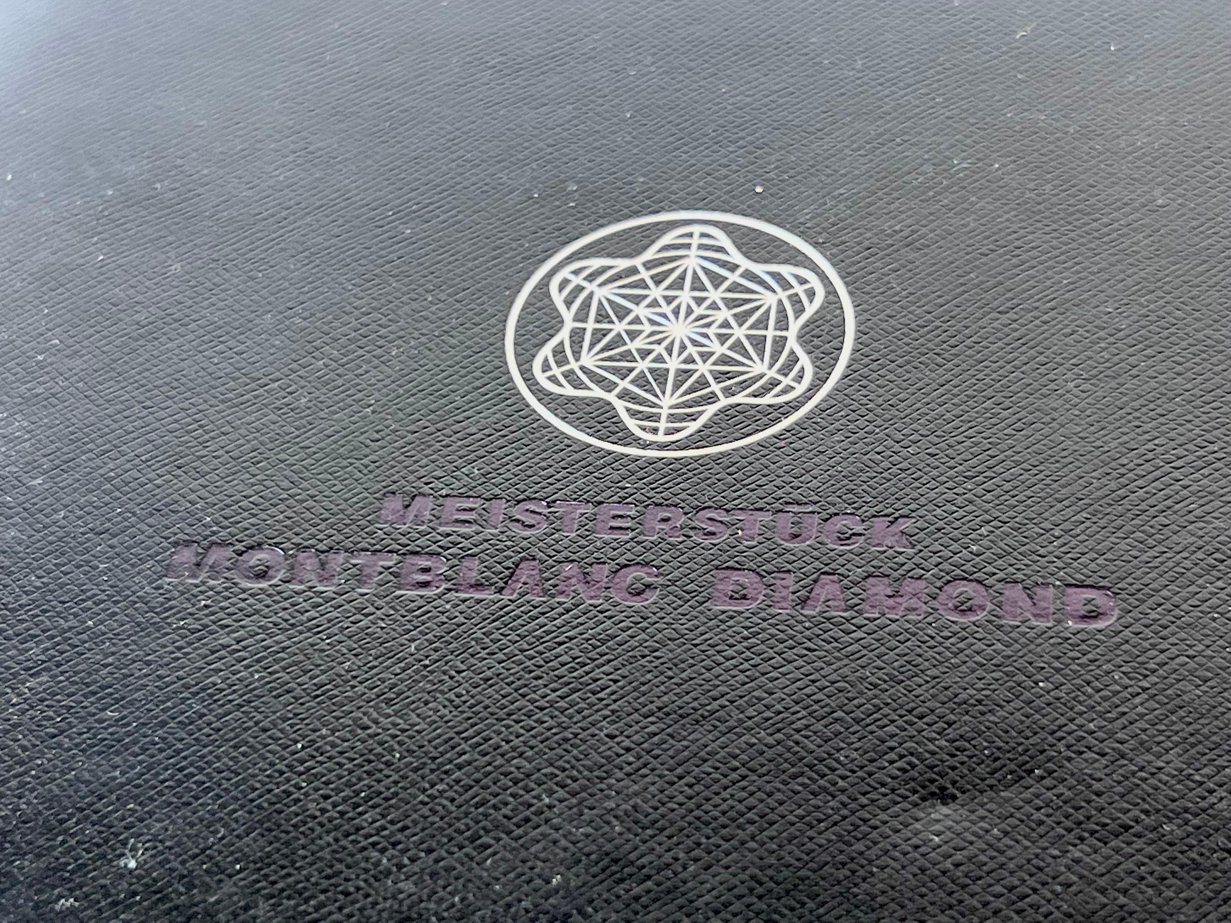 MONTBLANC Meisterstuck 0.06ct Diamante Classique 4810 NIB 585 Pluma Estilográfica 8
