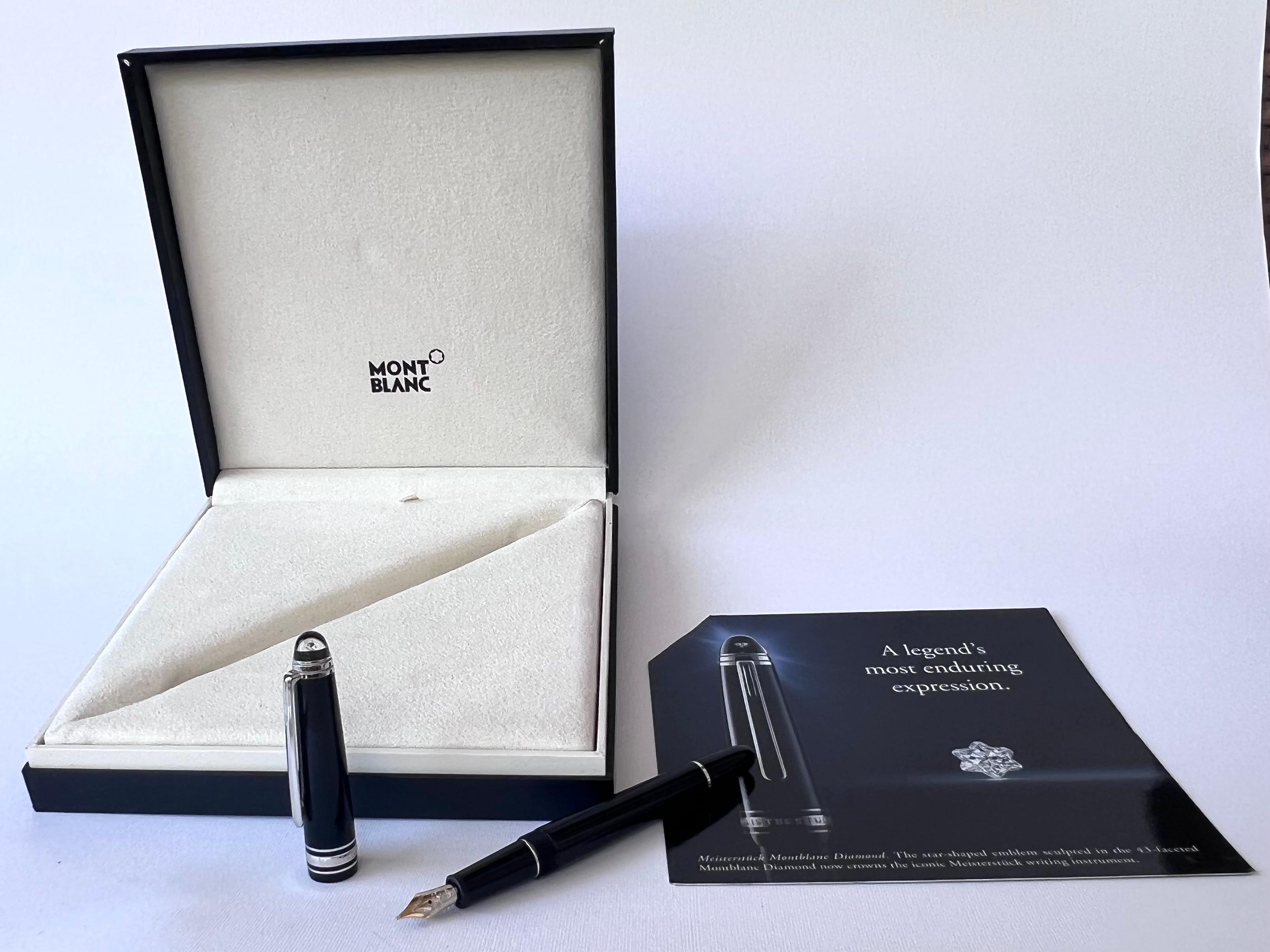 MONTBLANC Meisterstuck 0.06ct Diamante Classique 4810 NIB 585 Pluma Estilográfica 2