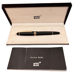Montblanc Meisterstuck 146 Bicolor 14K Nib Gold Trim Fountain In Original Box