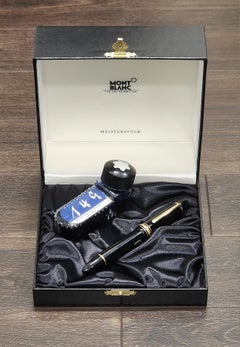 Montblanc Meisterstuck 149 Fountain Pen with Ink Bottle in Box