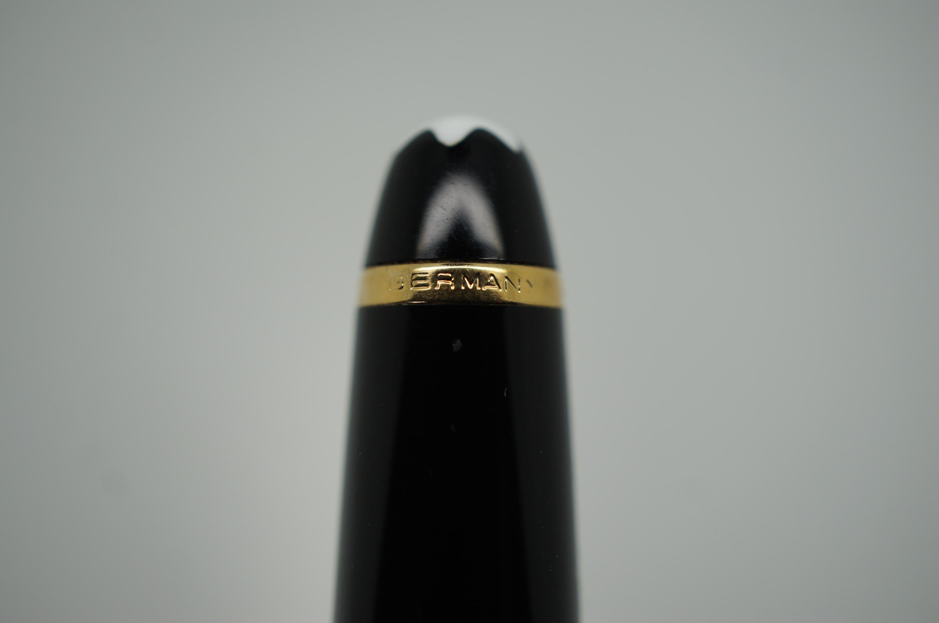 Montblanc Meisterstuck 14k Gold Black 4810 Fountain Pen Germany 1