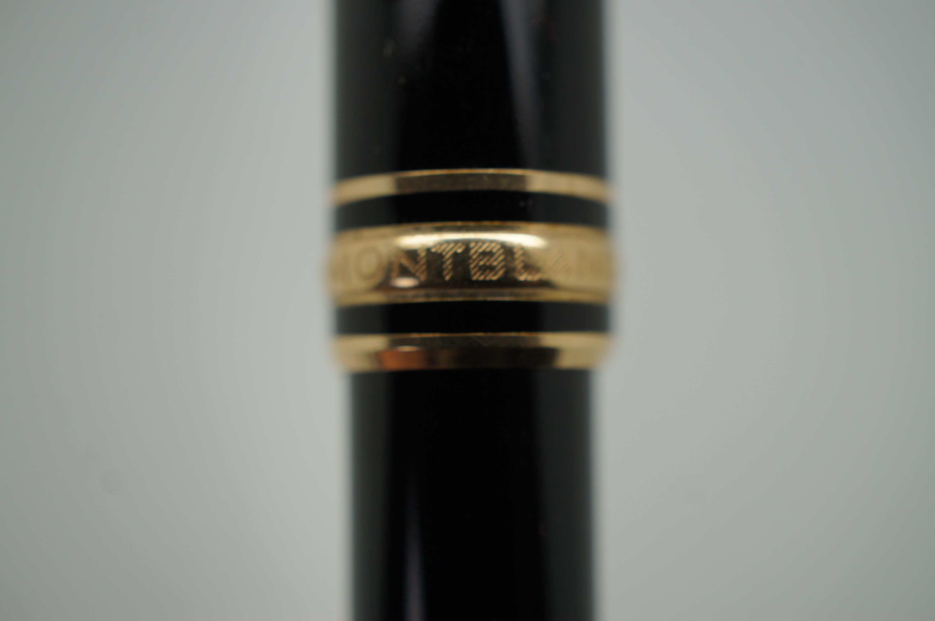 Montblanc Meisterstuck 14k Gold Black 4810 Fountain Pen Germany 2
