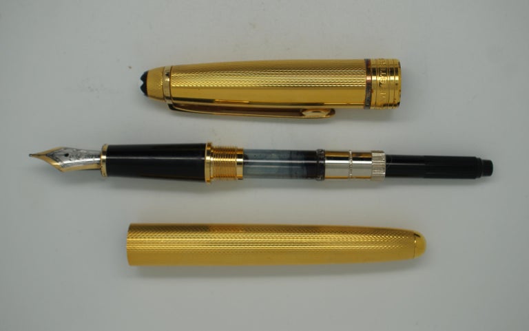 Montblanc Meisterstuck 14k Solitaire Gold Nib 4810 Barley Fountain Pen 585  at 1stDibs | montblanc 4810 nib, montblanc 585 14k, montblanc 4810 14k 585