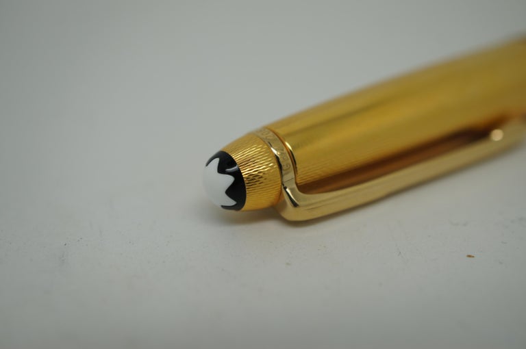Montblanc Meisterstuck 14k Solitaire Gold Nib 4810 Barley Fountain