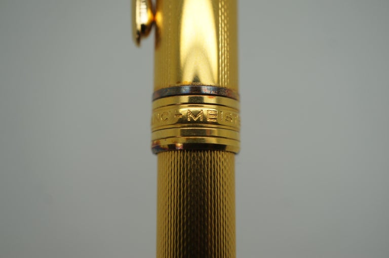 Montblanc Meisterstuck 14k Solitaire Gold Nib 4810 Barley Fountain