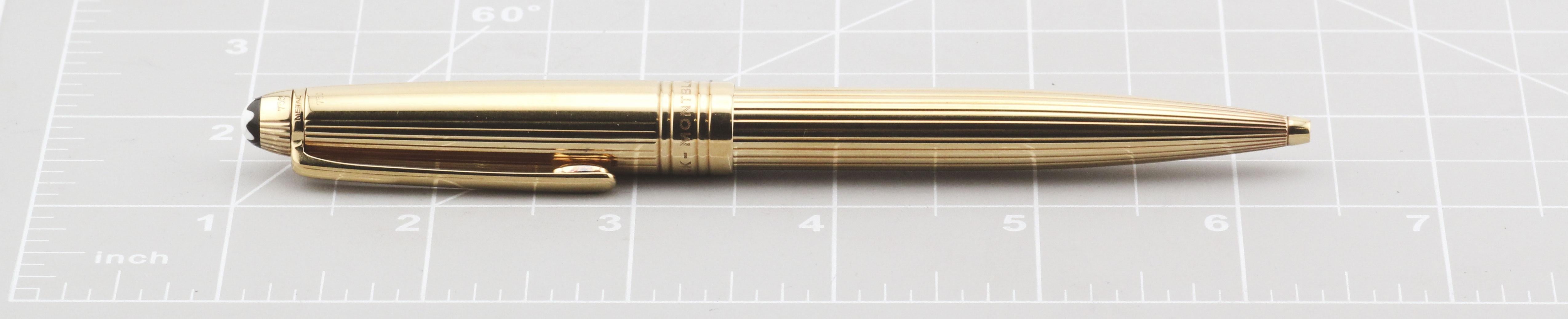 Montblanc MEISTERSTÜCK Stylo à bille en or jaune 18 carats en vente 7