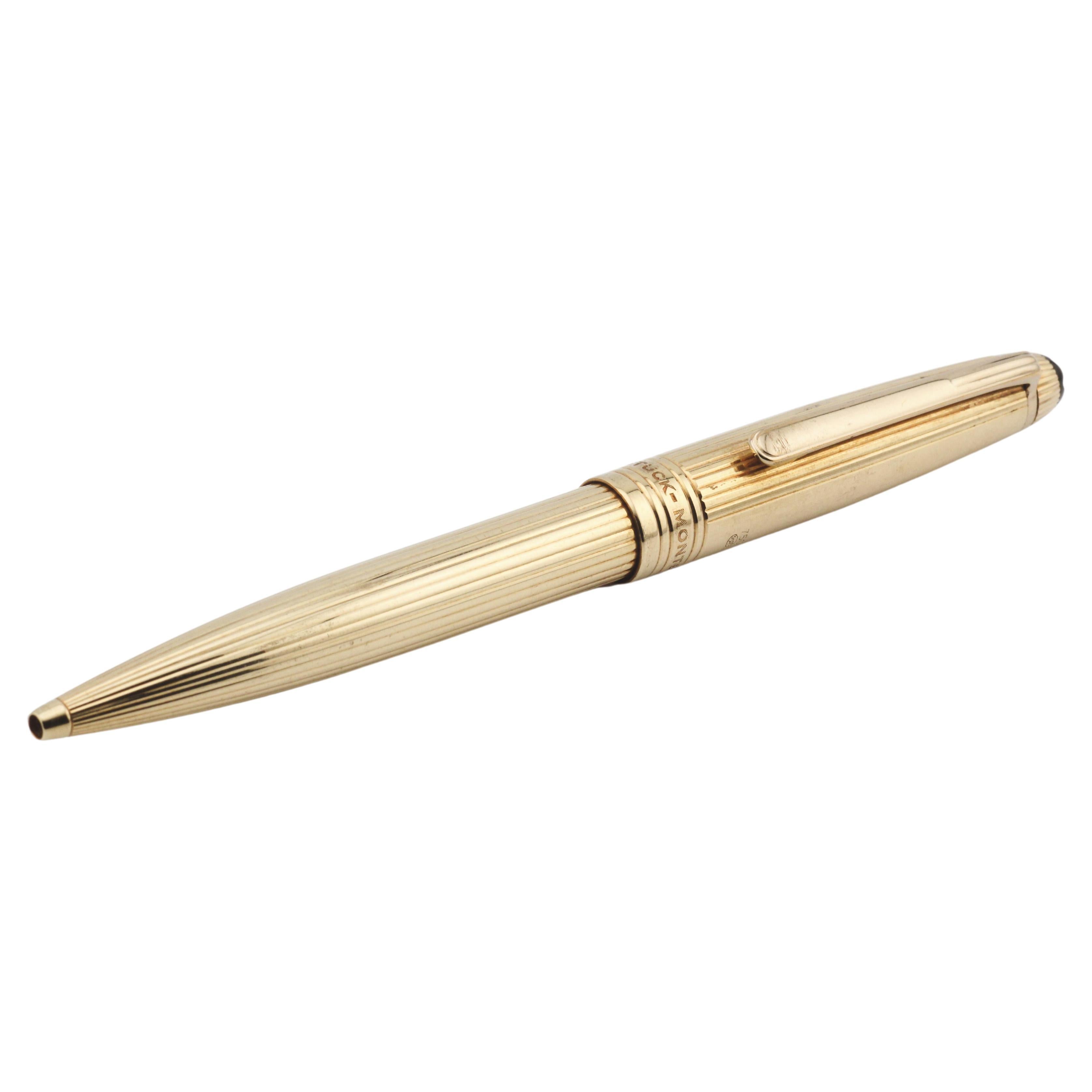 Montblanc MEISTERSTÜCK 18K Yellow Gold Ballpoint Pen