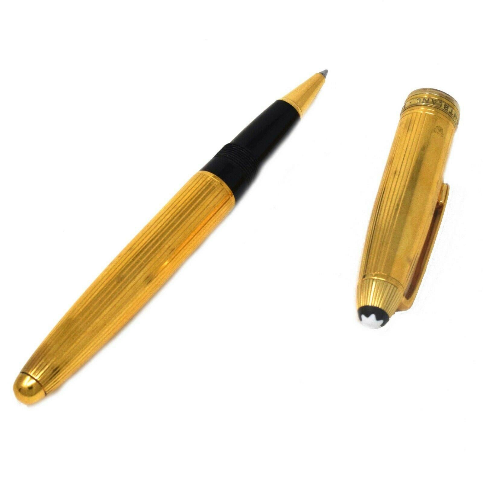 Brilliance Jewels, Miami
Questions? Call Us Anytime!
786,482,8100

Style: Ballpoint Pen

Metal: 18k Yellow Gold-Plated

                925 Sterling Silver​​​​​​​

Pen Length: 14.5 cm

Pen Thickness: 1.25 cm

Signature: MONTBLANC, MEISTERSTRUCK,
