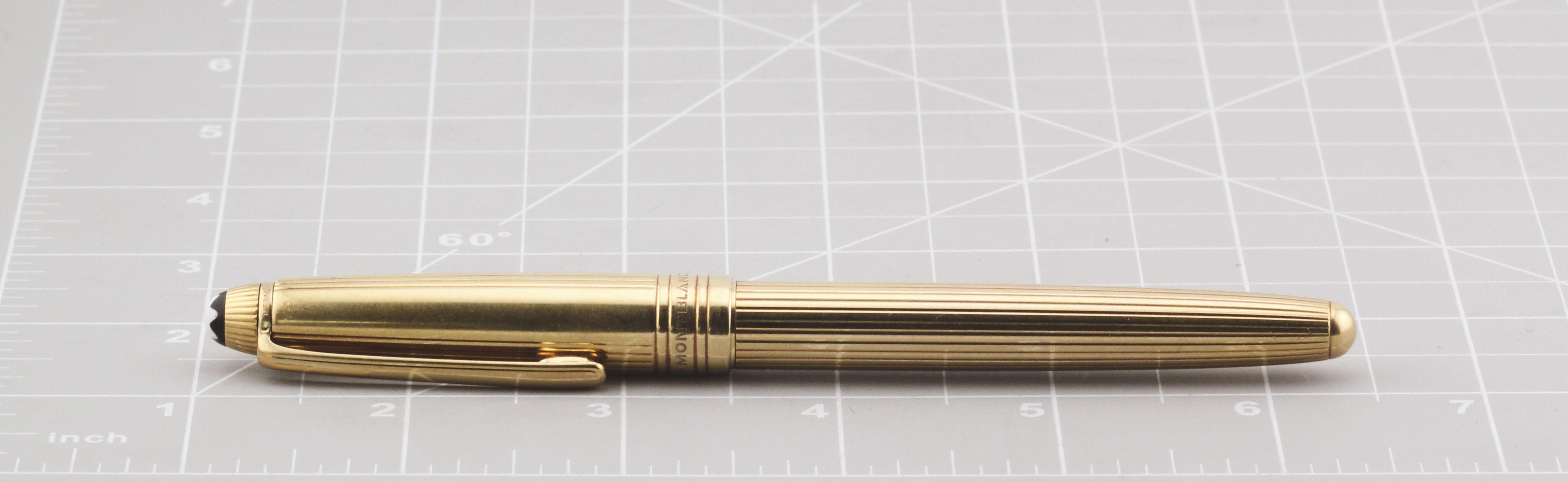 Montblanc MEISTERSTÜCK 18K Gelbgold Rollerball Pen im Angebot 6
