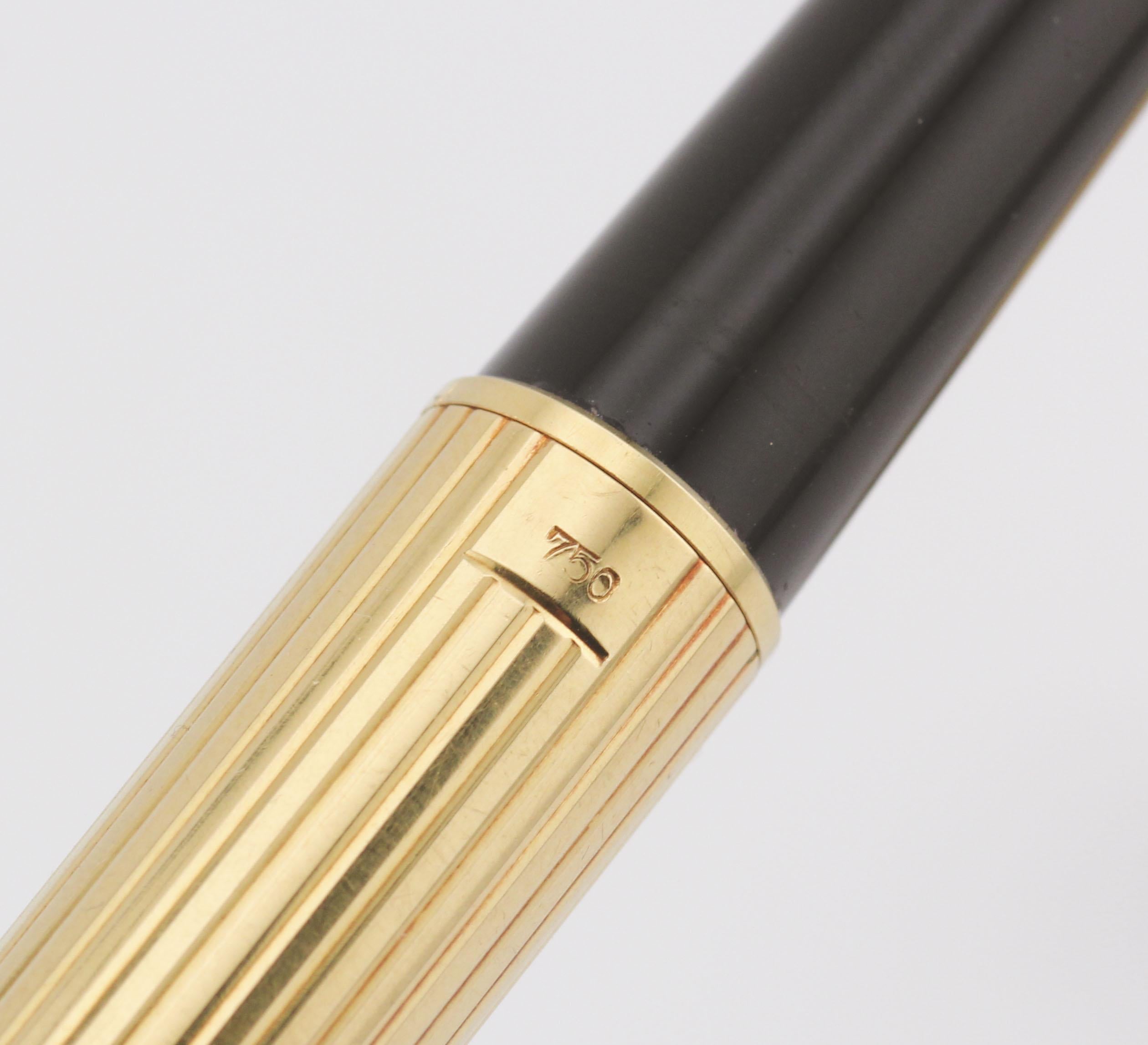 Montblanc MEISTERSTÜCK 18K Gelbgold Rollerball Pen im Angebot 2