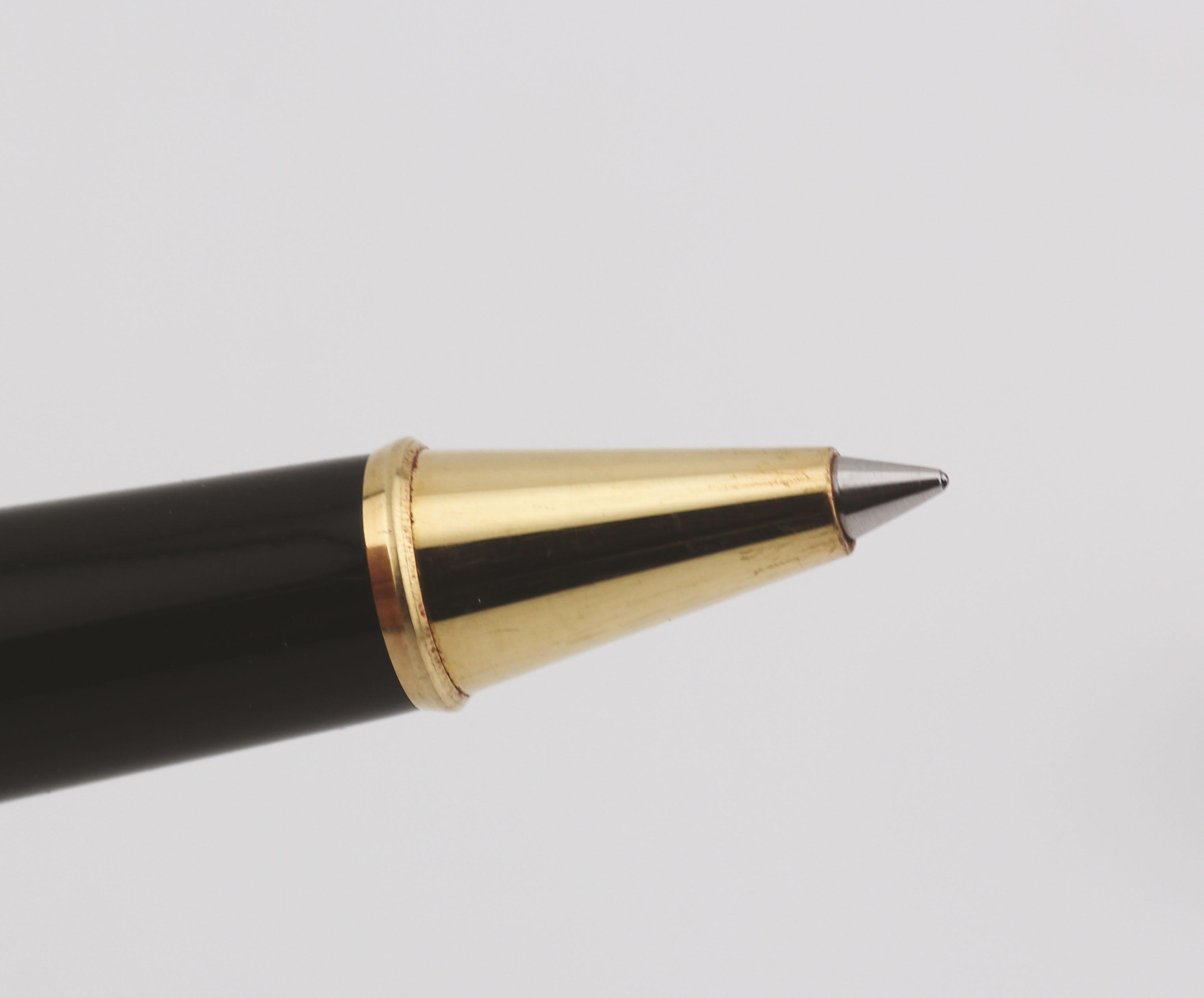 Montblanc MEISTERSTÜCK 18K Gelbgold Rollerball Pen im Angebot 3