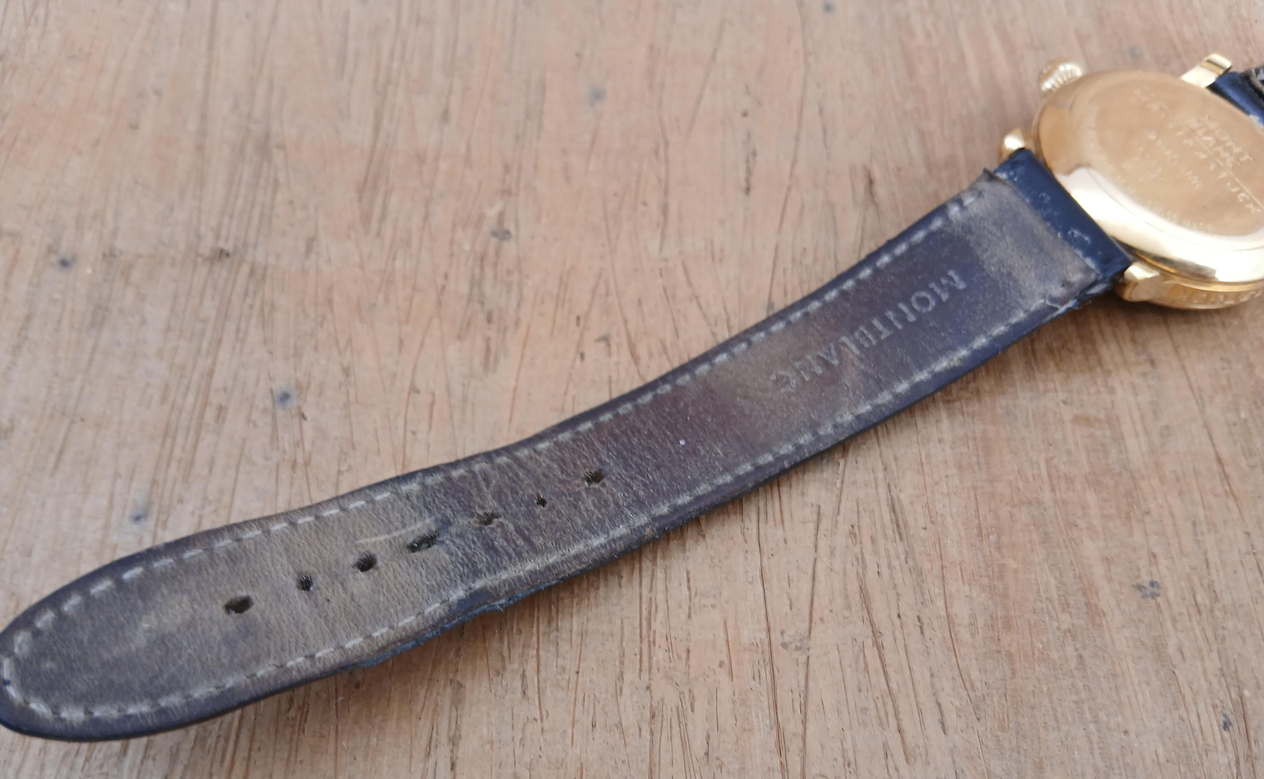 Montblanc Meisterstuck 7004 Schwarzes Zifferblatt Automatik Herrenuhr im Angebot 11