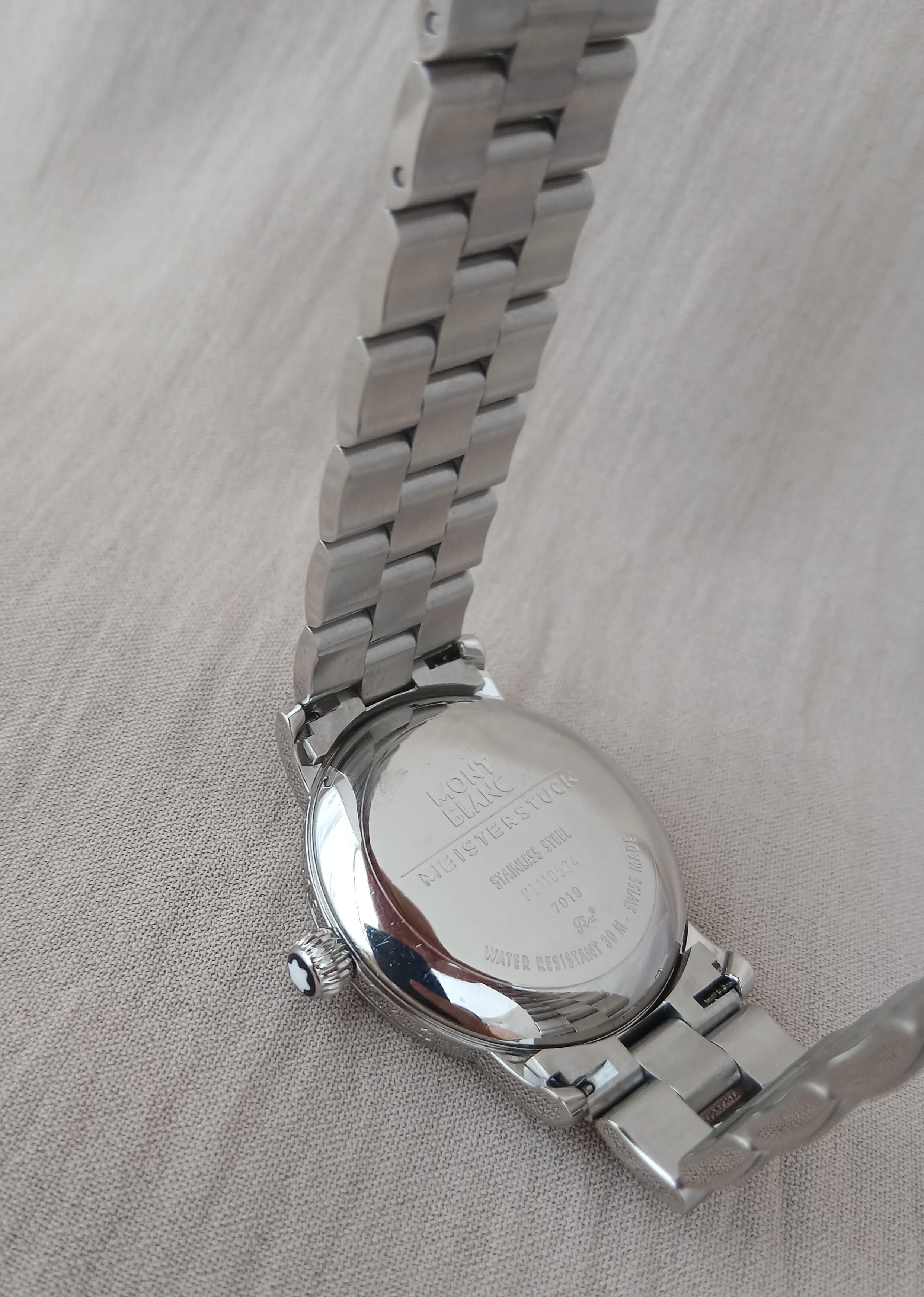 Montblanc Meisterstuck 7019 Negro Automático Acero inoxidable en venta 9