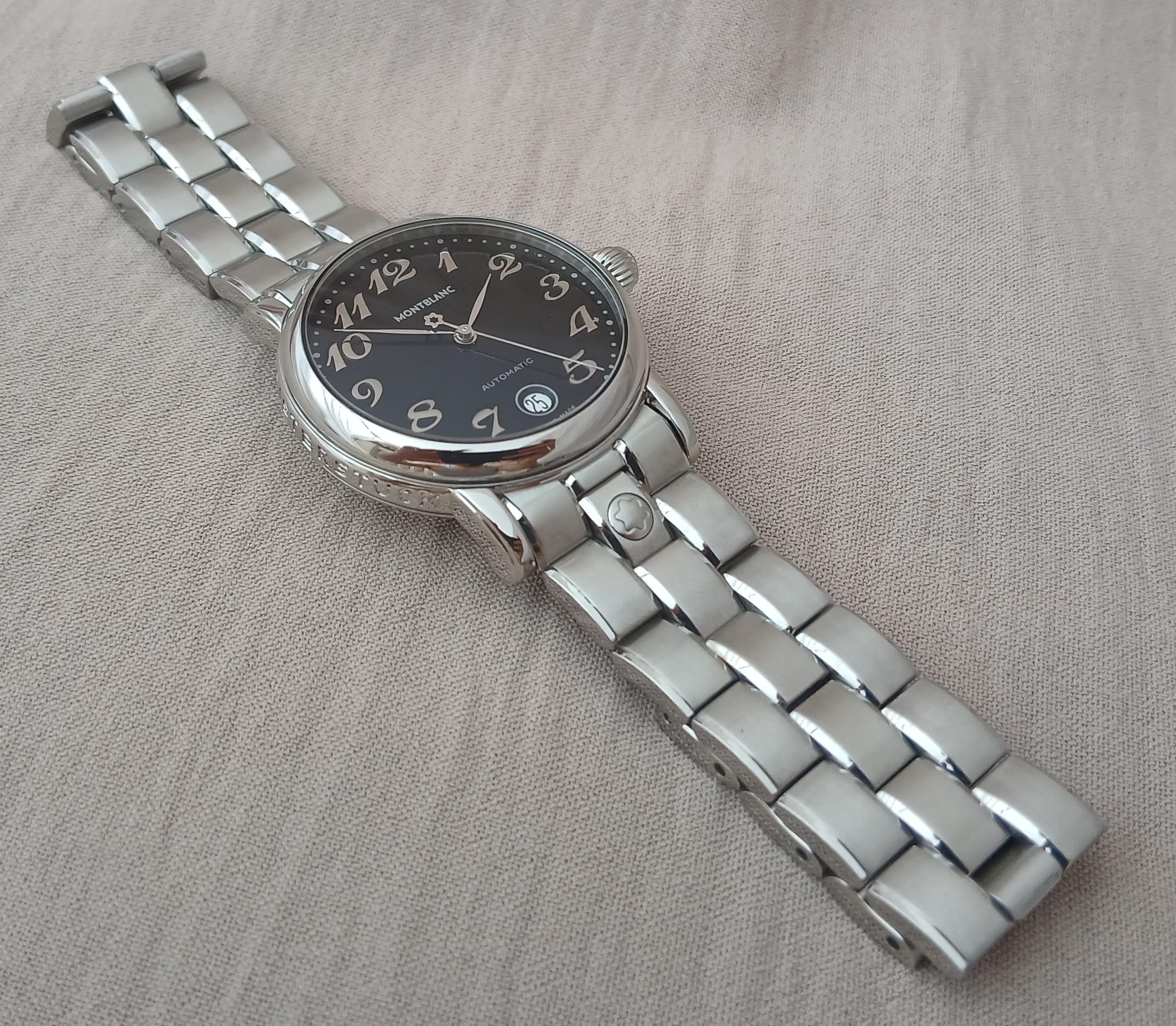 Montblanc Meisterstuck 7019 Negro Automático Acero inoxidable en Bueno estado para la venta en Toronto, CA