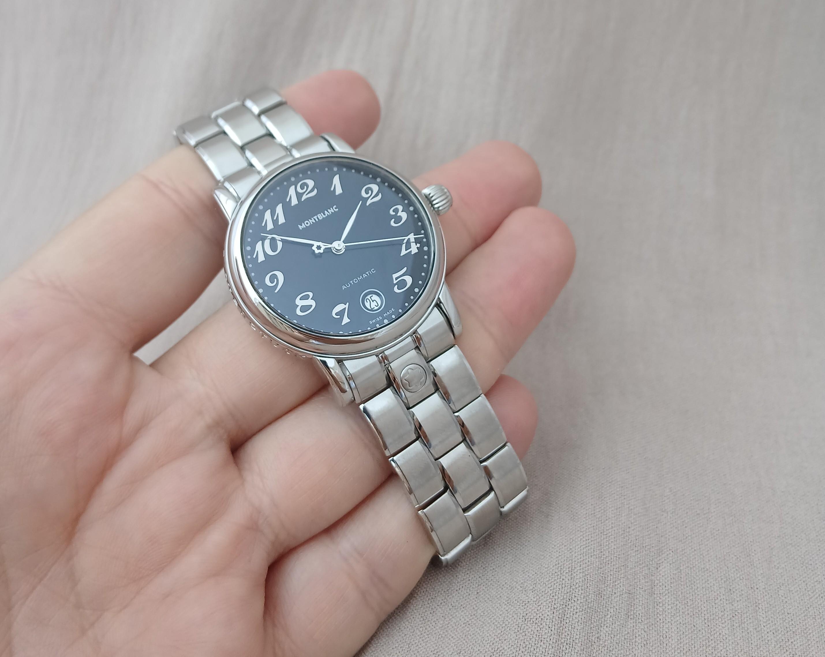 Femenino o masculino Montblanc Meisterstuck 7019 Negro Automático Acero inoxidable en venta