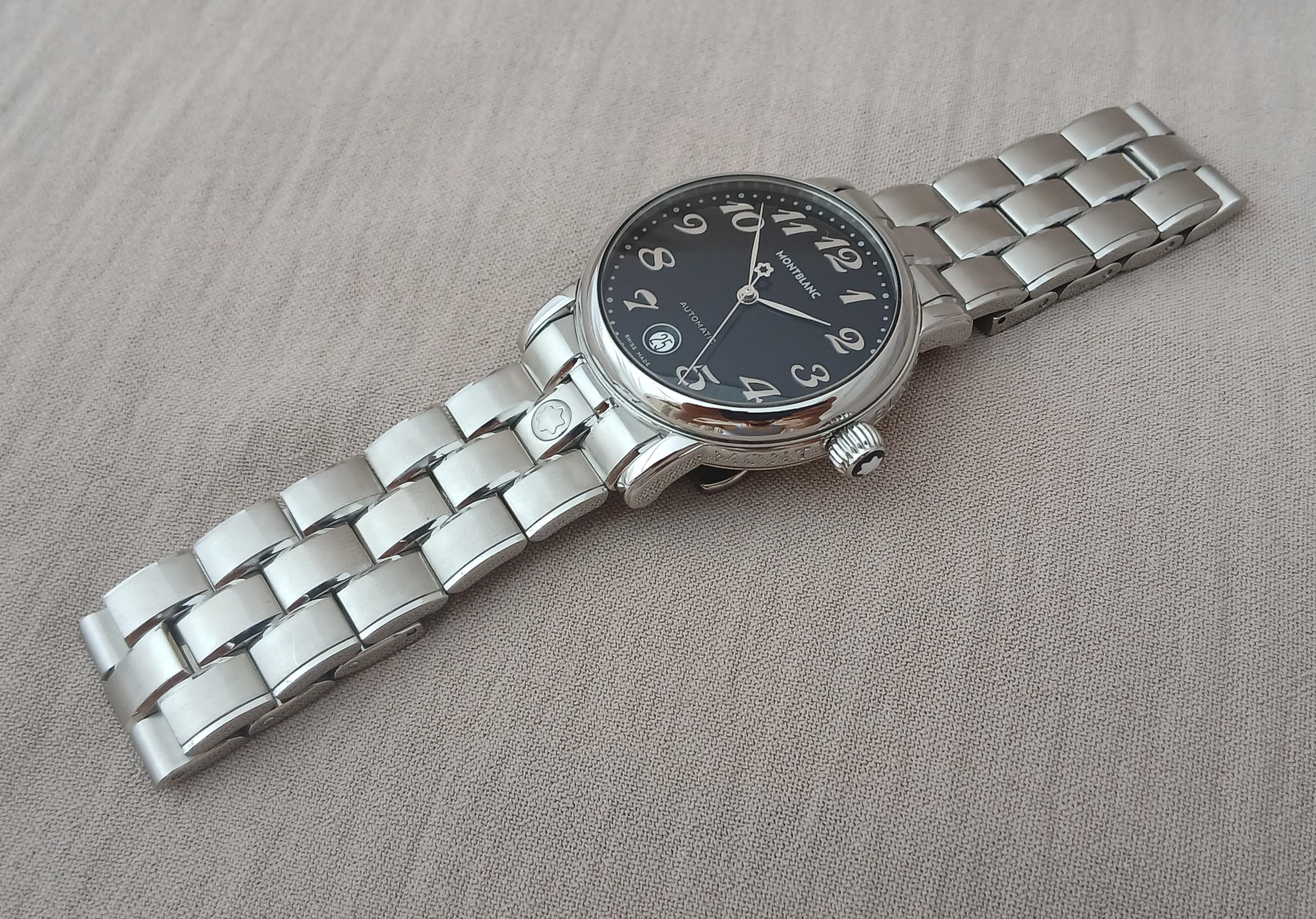 Montblanc Meisterstuck 7019 Negro Automático Acero inoxidable en venta 2