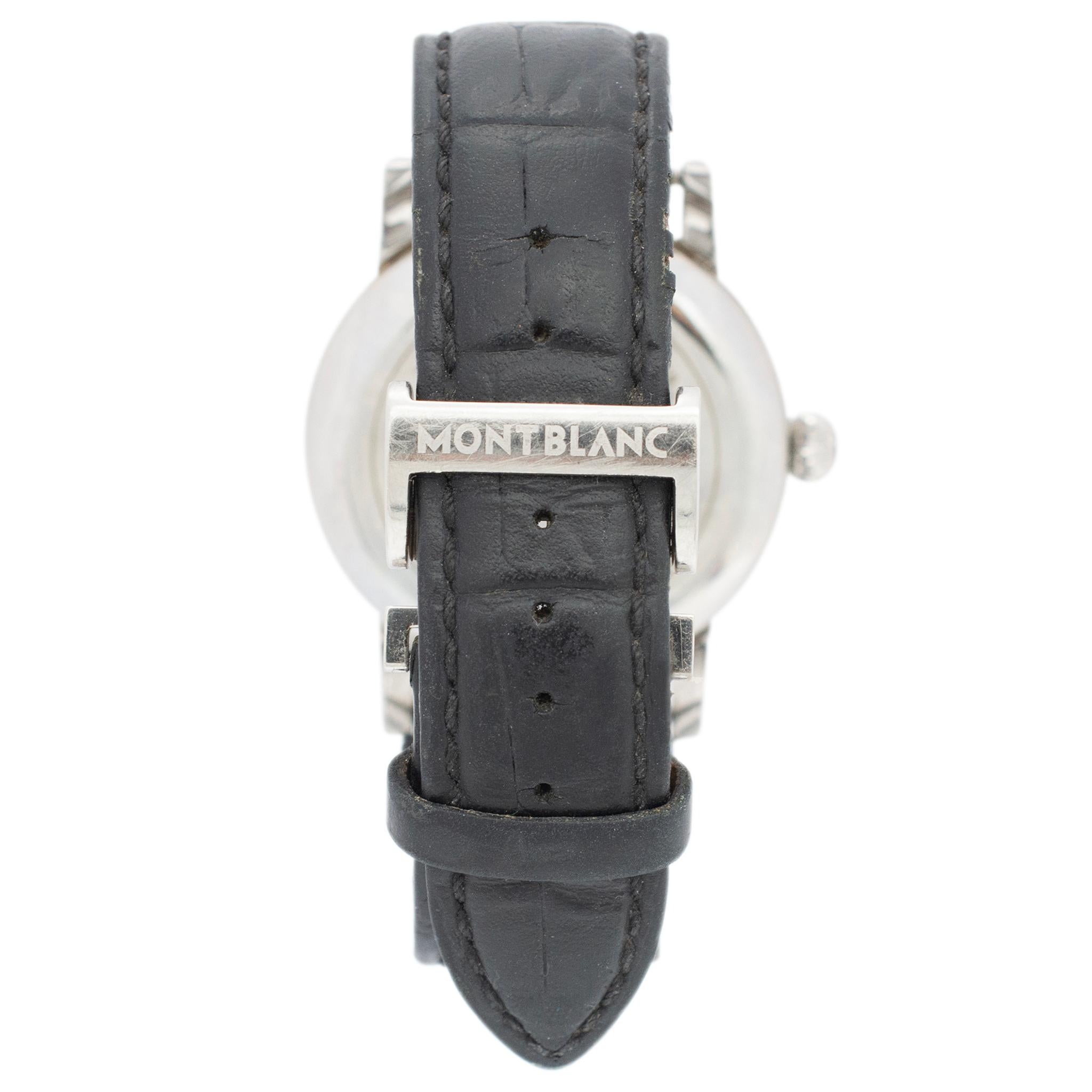 Montblanc Meisterstuck 7068 40MM Edelstahl Herrenuhr 2