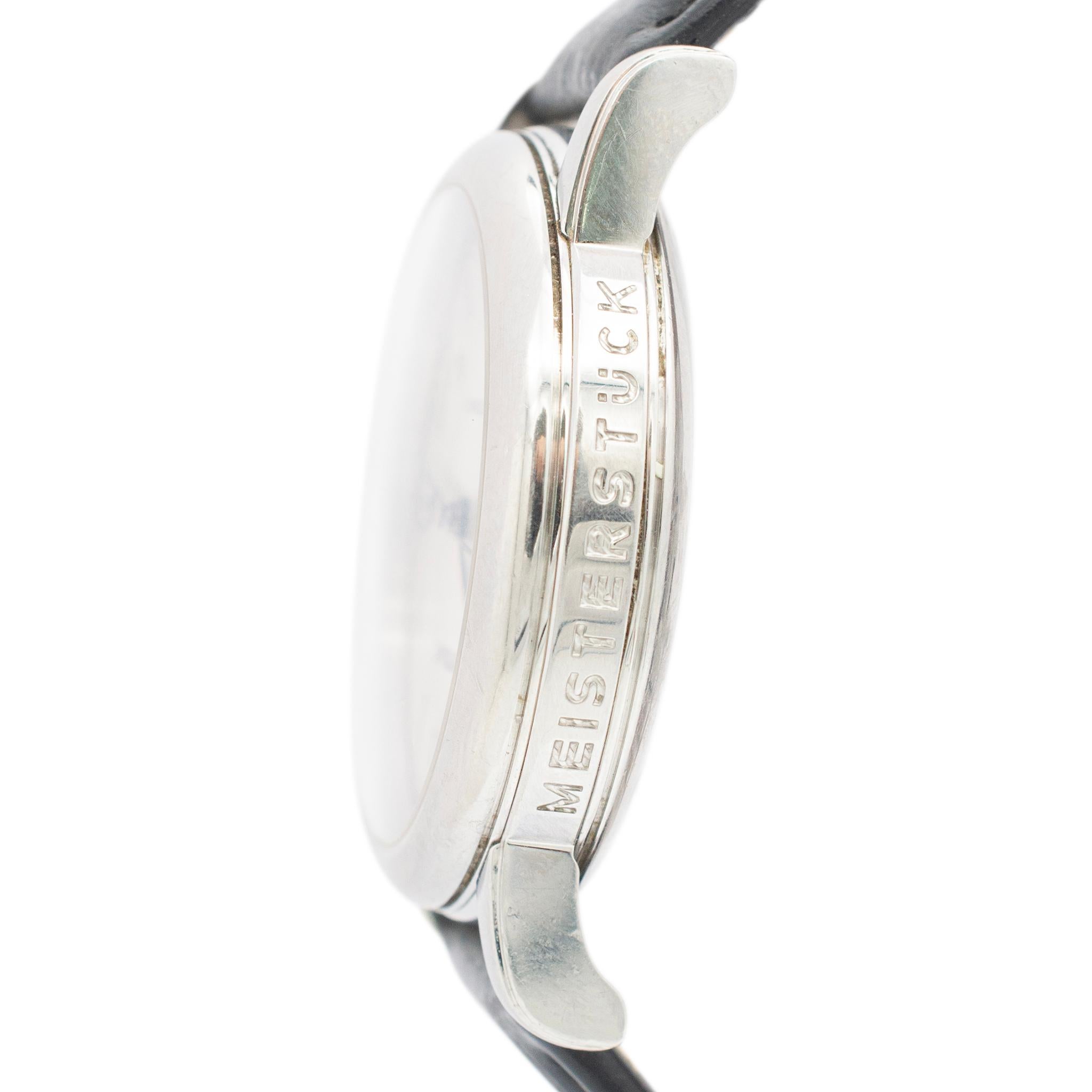 Montblanc Meisterstuck 7068 40MM Edelstahl Herrenuhr 4