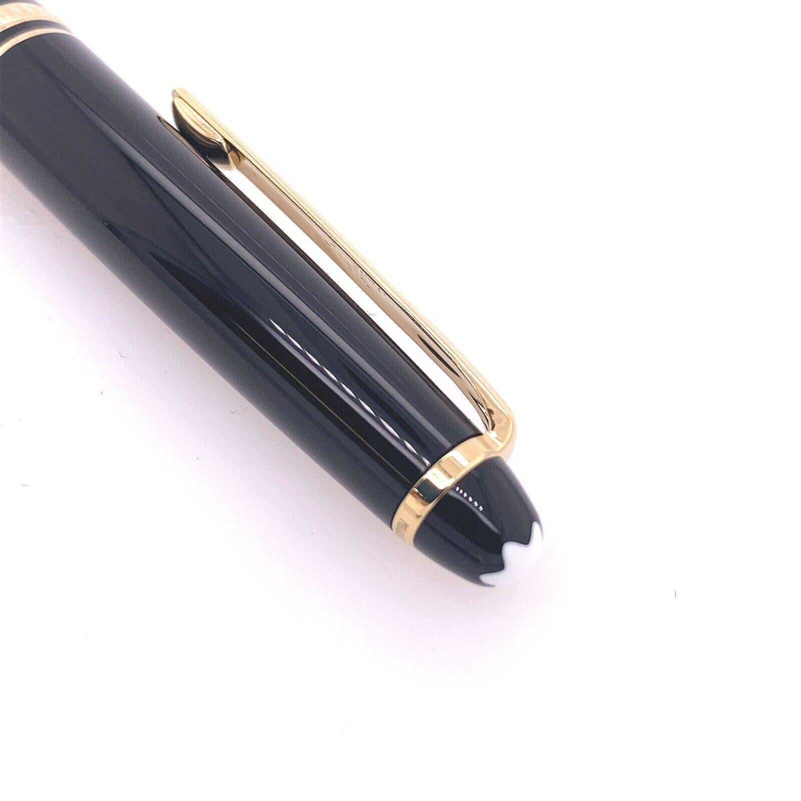 Montblanc Meisterstück Black Ballpoint Pen en excellent état Excellent état - En vente à London, GB