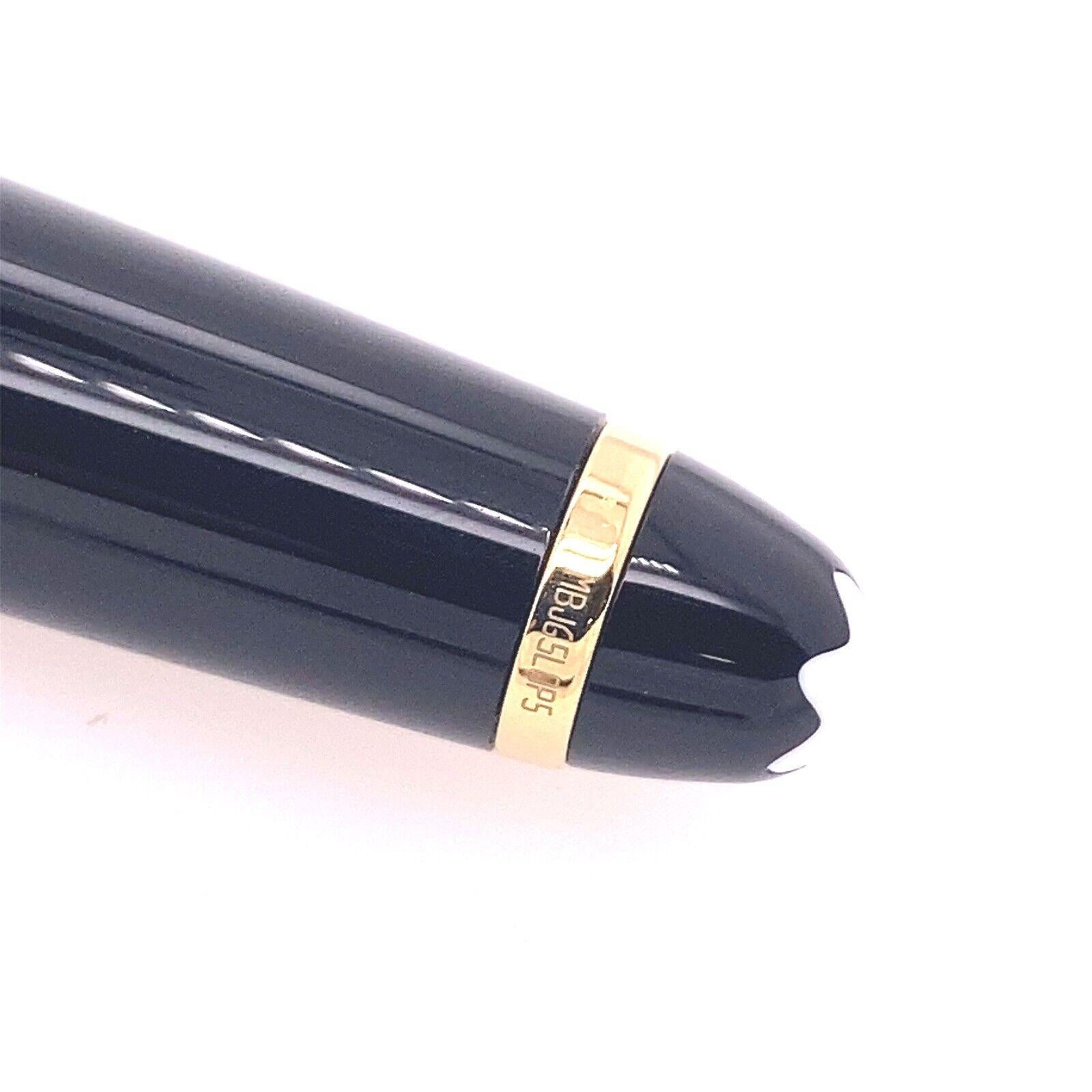 Montblanc Meisterstück Schwarzer Kugelschreiber in ausgezeichnetem Zustand im Zustand „Hervorragend“ im Angebot in London, GB