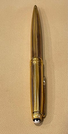 Montblanc Meisterstück CI 607062 Gold-Coated on 925 Ballpoint Pen, Excellent