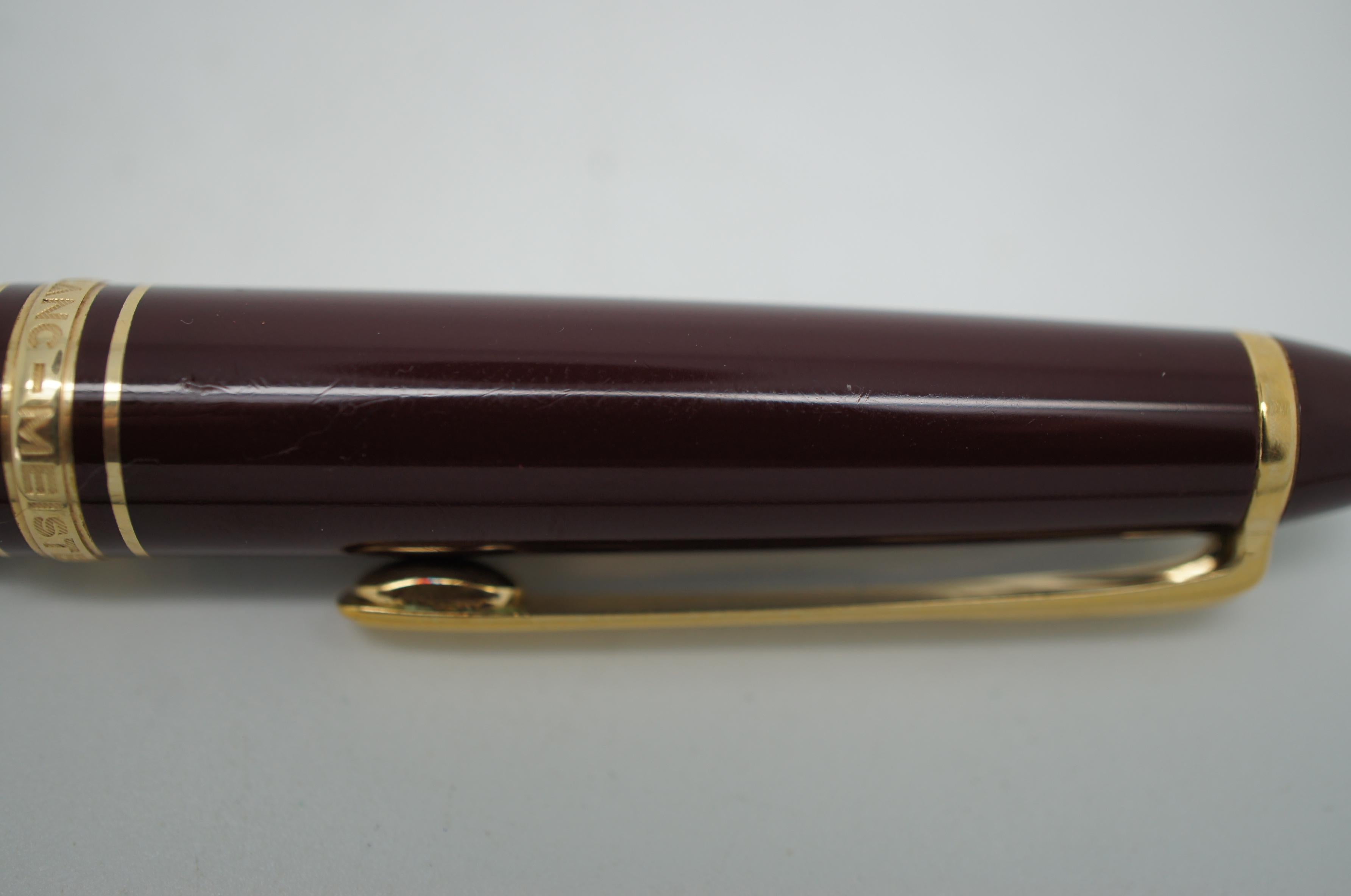Montblanc Meisterstuck Classique 164 Bordeaux Red Maroon Ballpoint Pen Refills 2