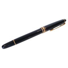 MontblancMeisterstuckClassique Germany Gilt BlackResin Rollerball Pen with Ink  