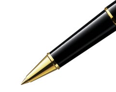 Montblanc Meisterstuck Classique Gold Luxury Rollerball Pen 12890