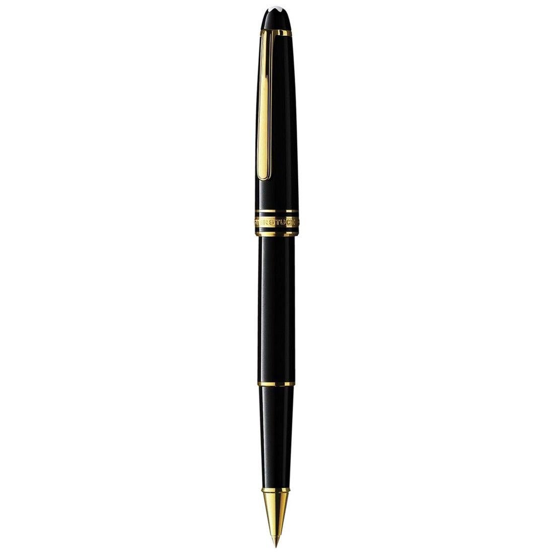 Montblanc Meisterstuck Classique Gold Luxury Rollerball Pen 12890 at