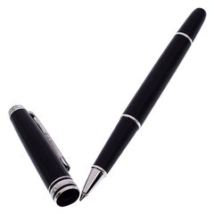 Montblanc Meisterstuck Diamond Chopin Black Resin Silver Tone Ballpoint Pen