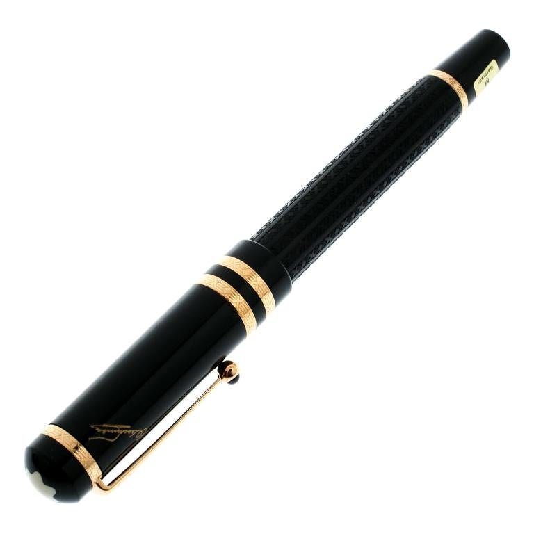 Montblanc Meisterstuck F. Dostoevsky Special Edition Fountain Pen, 18k Gold  Nib For Sale at 1stDibs | montblanc dostoevsky fountain pen