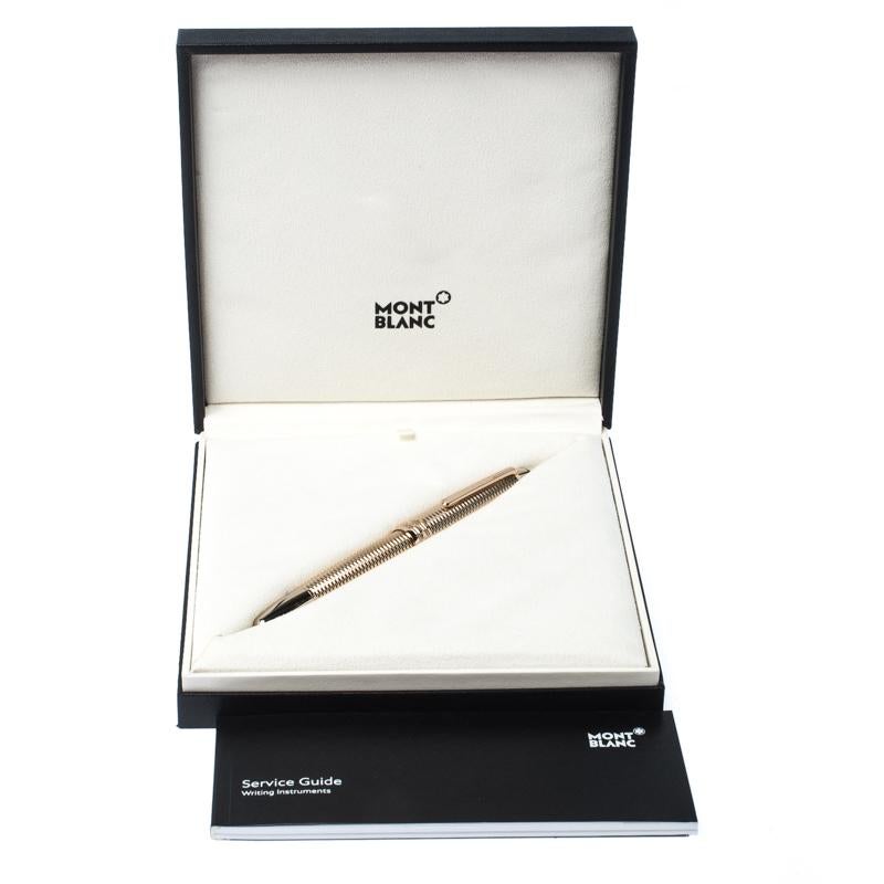 Women's Montblanc Meisterstück Geometry Solitaire Gold Coated Rollerball Pen