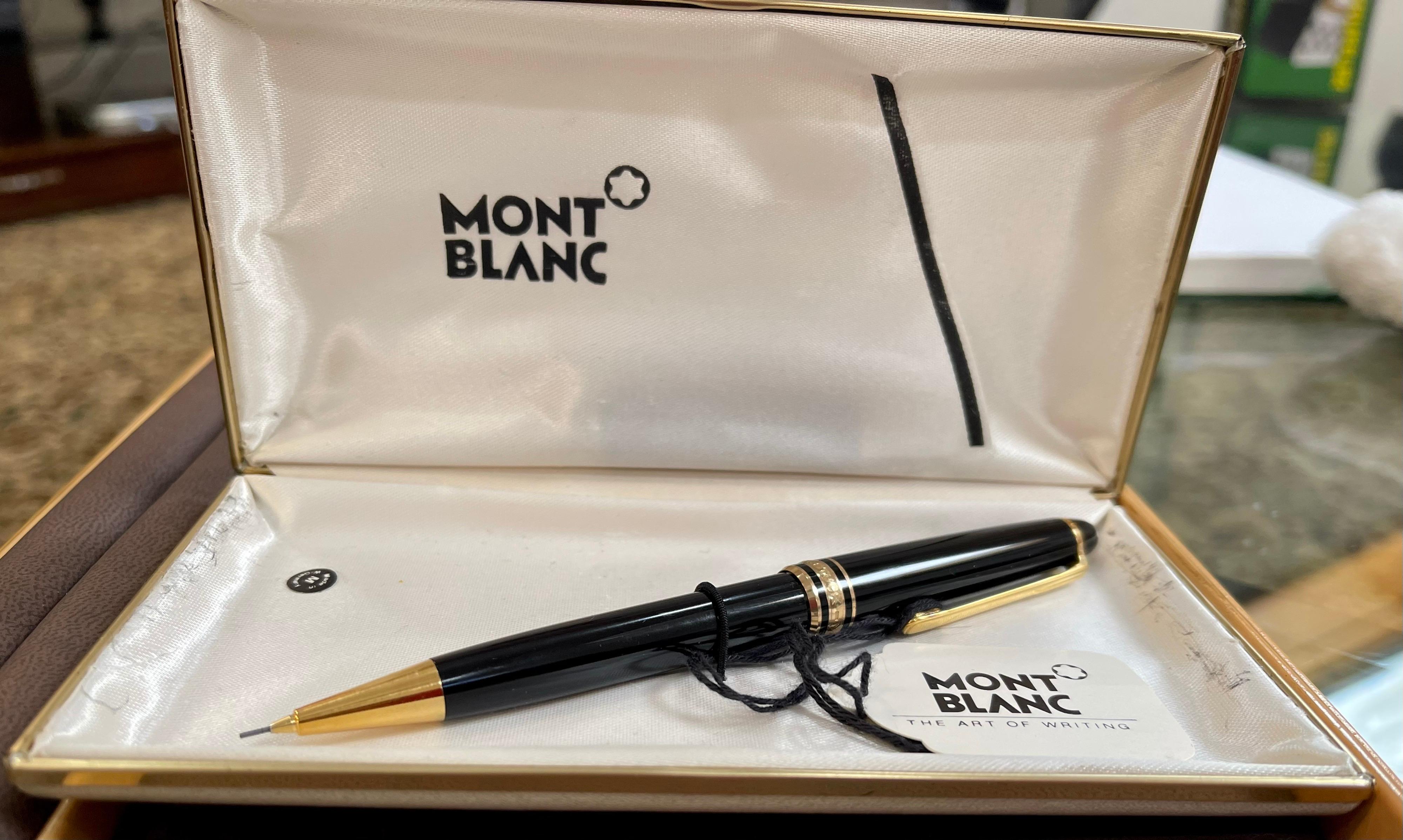 Women's or Men's Montblanc Meisterstück Gold-Coated Classique Mechanical Pencil, with Gift Box