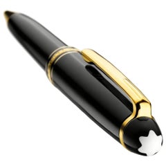 Crayon mécanique classique Montblanc Meisterstck enduit d'or, avec boîte cadeau