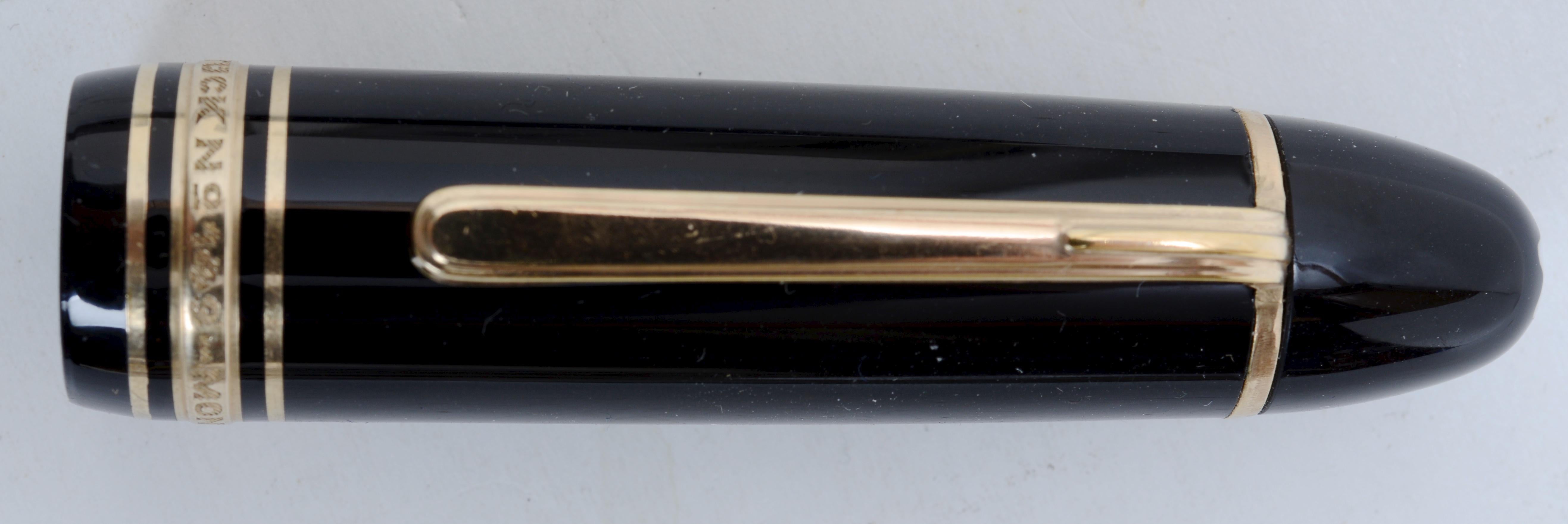 Montblanc Meisterstuck Le Grand 149 18K M Plumín Bicolor Pluma Estilográfica en venta 1