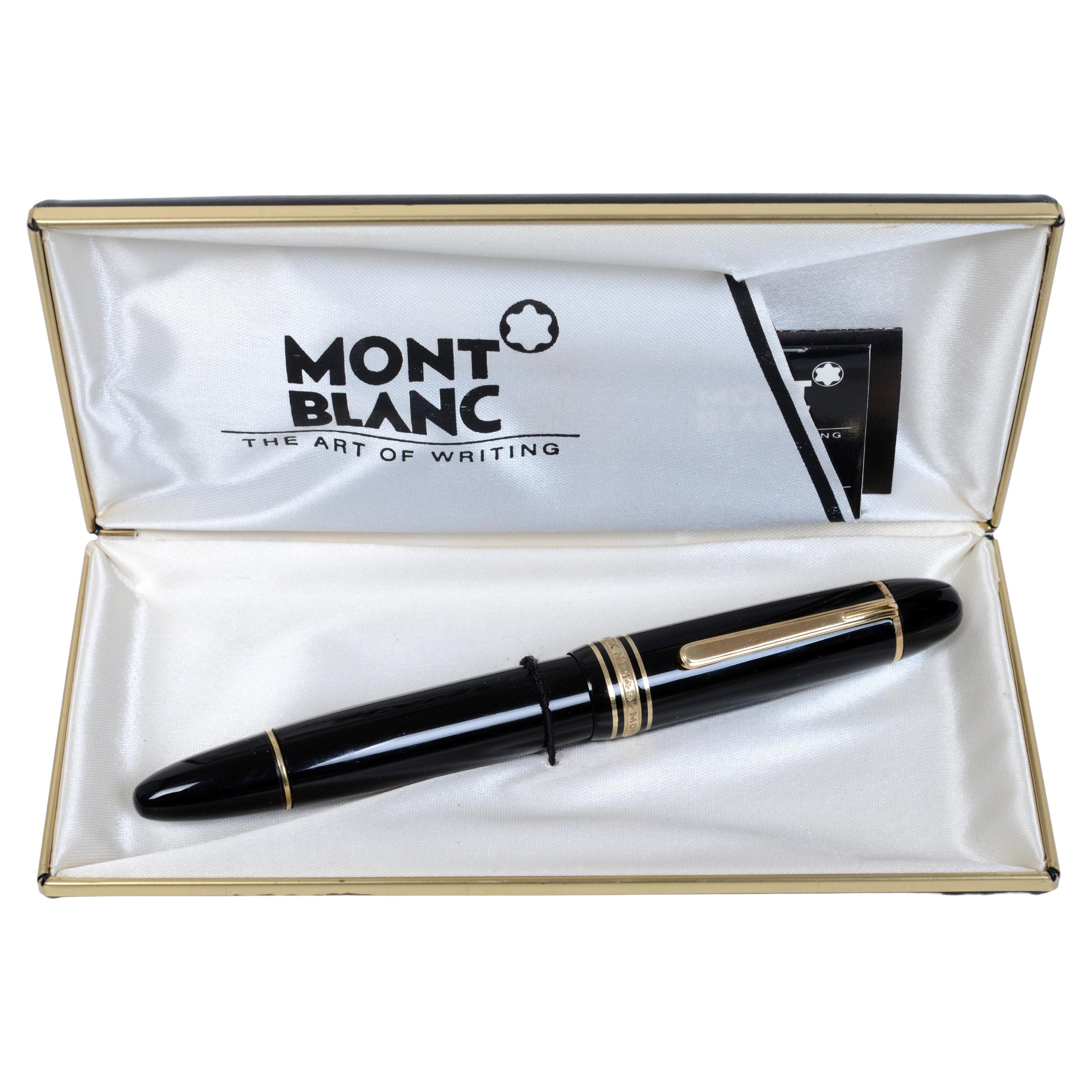 Montblanc Meisterstuck Le Grand 149 18K M Bi-Color Nib Fountain Pen