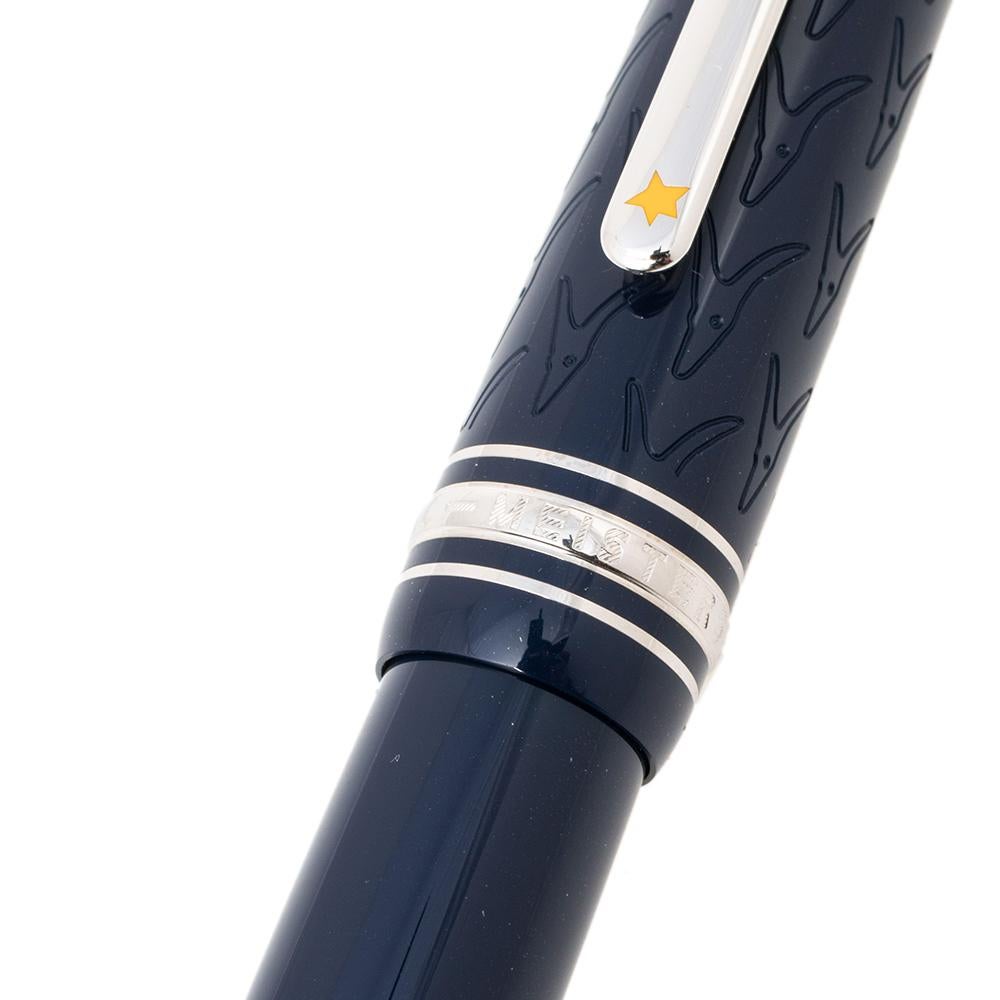 Black Montblanc Meisterstück Le Petit Prince LeGrand Special Edition Rollerball Pen