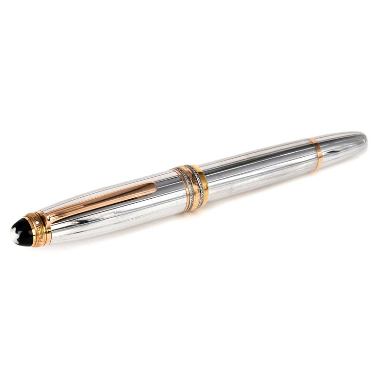 Montblanc Meisterstuck Limited Edition Diamond 18K Gold Ink Fountain