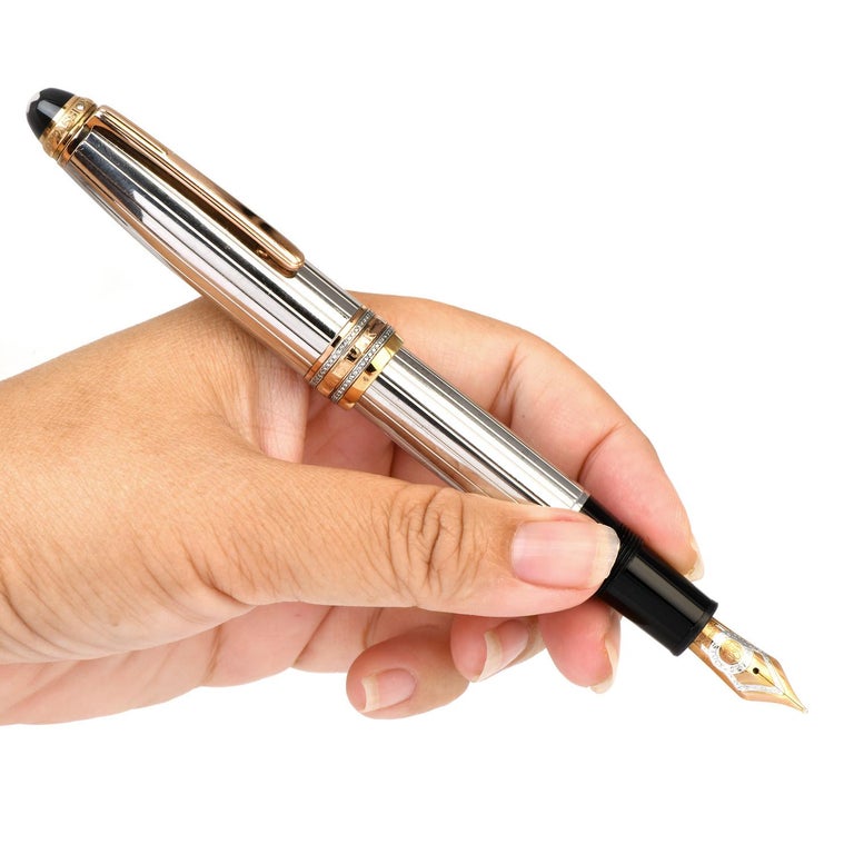 Montblanc Meisterstuck Limited Edition Diamond 18K Gold Ink Fountain