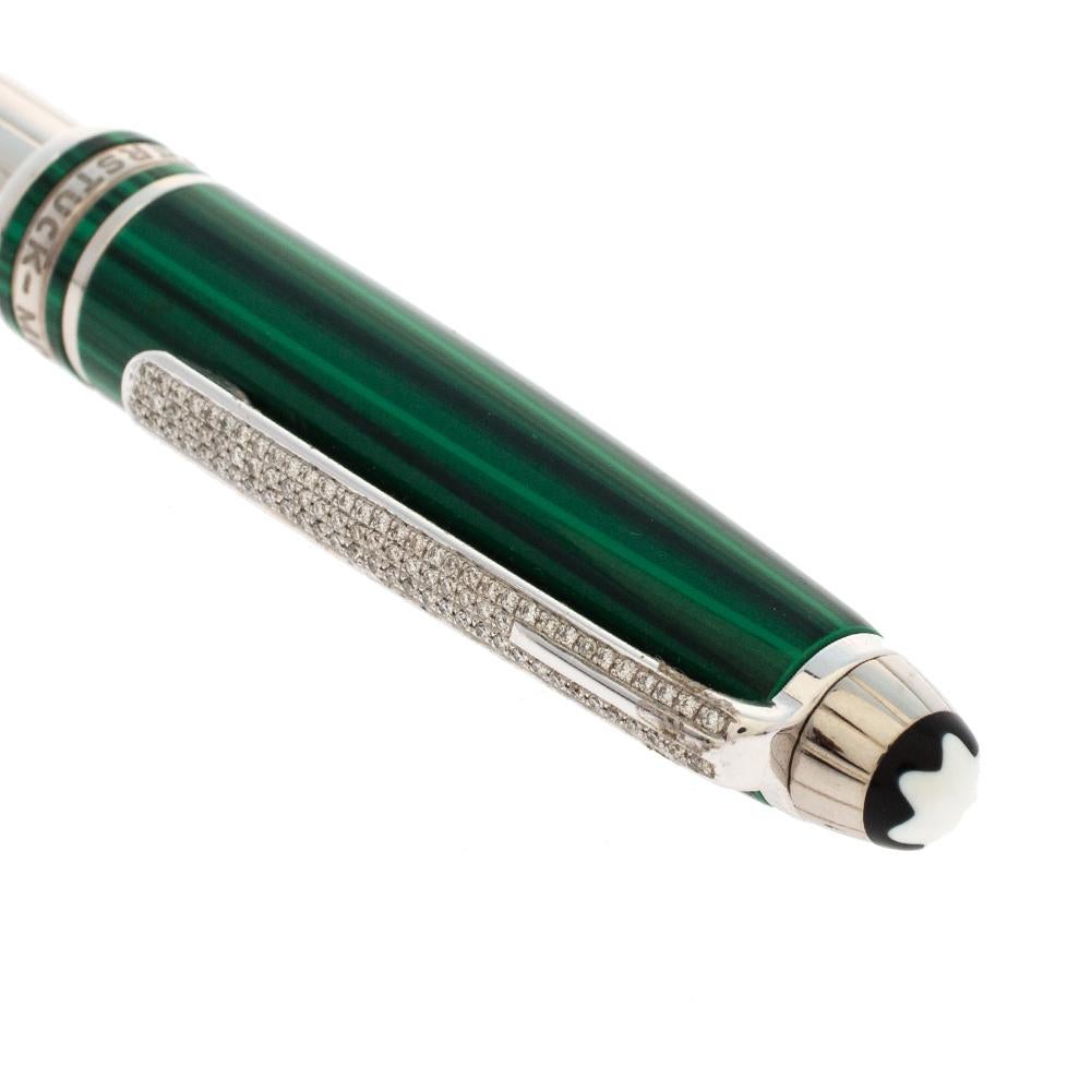 montblanc green pen
