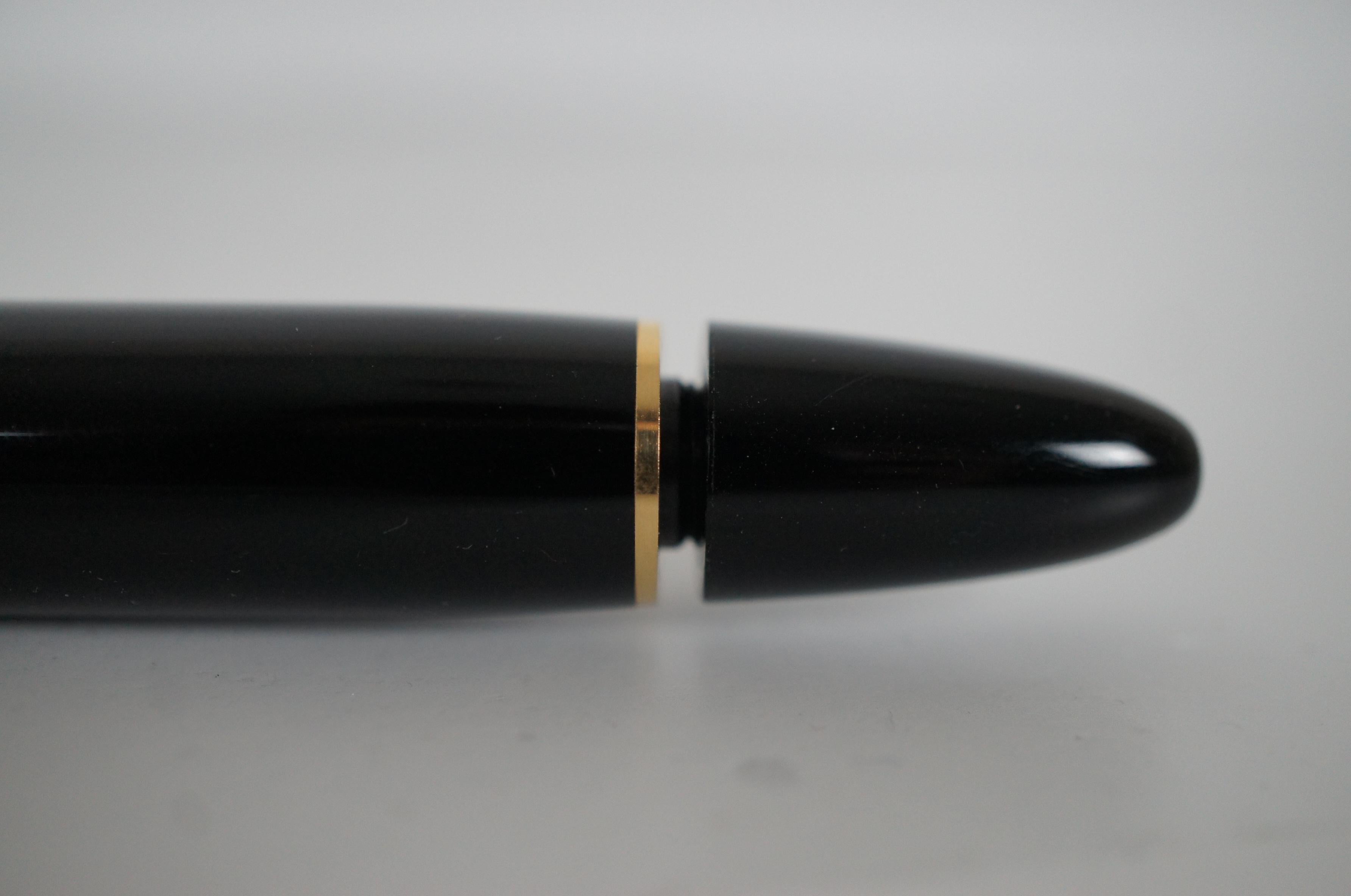 Montblanc Meisterstuck No 149 Black Fountain Pen & Box 14K Germany 3