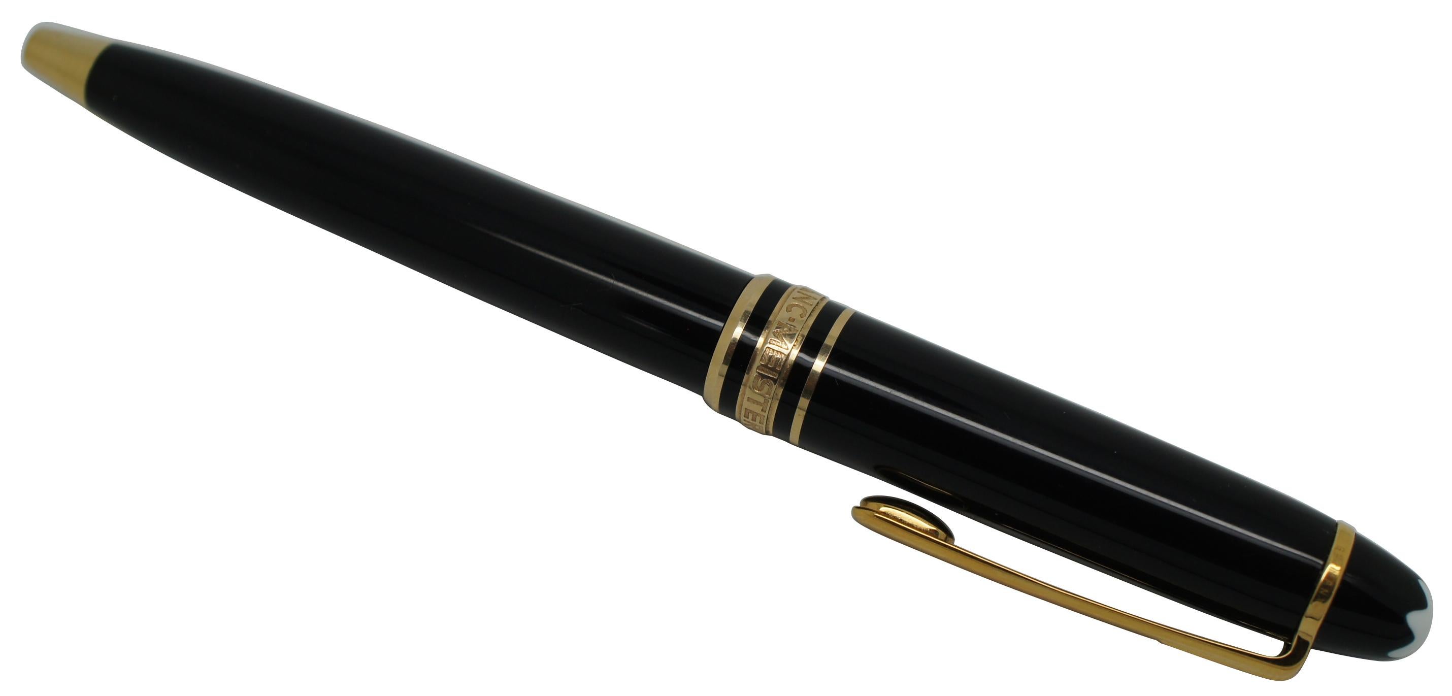 Montblanc Meisterstuck Petite Prince Ballpoint Pen Black Gold Germany In Good Condition In Dayton, OH