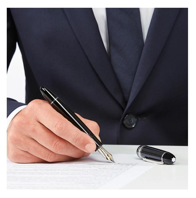 Montblanc Meisterstück Platin-beschichteter 149 Füllfederhalter 114229 im Zustand „Neu“ im Angebot in Wilmington, DE