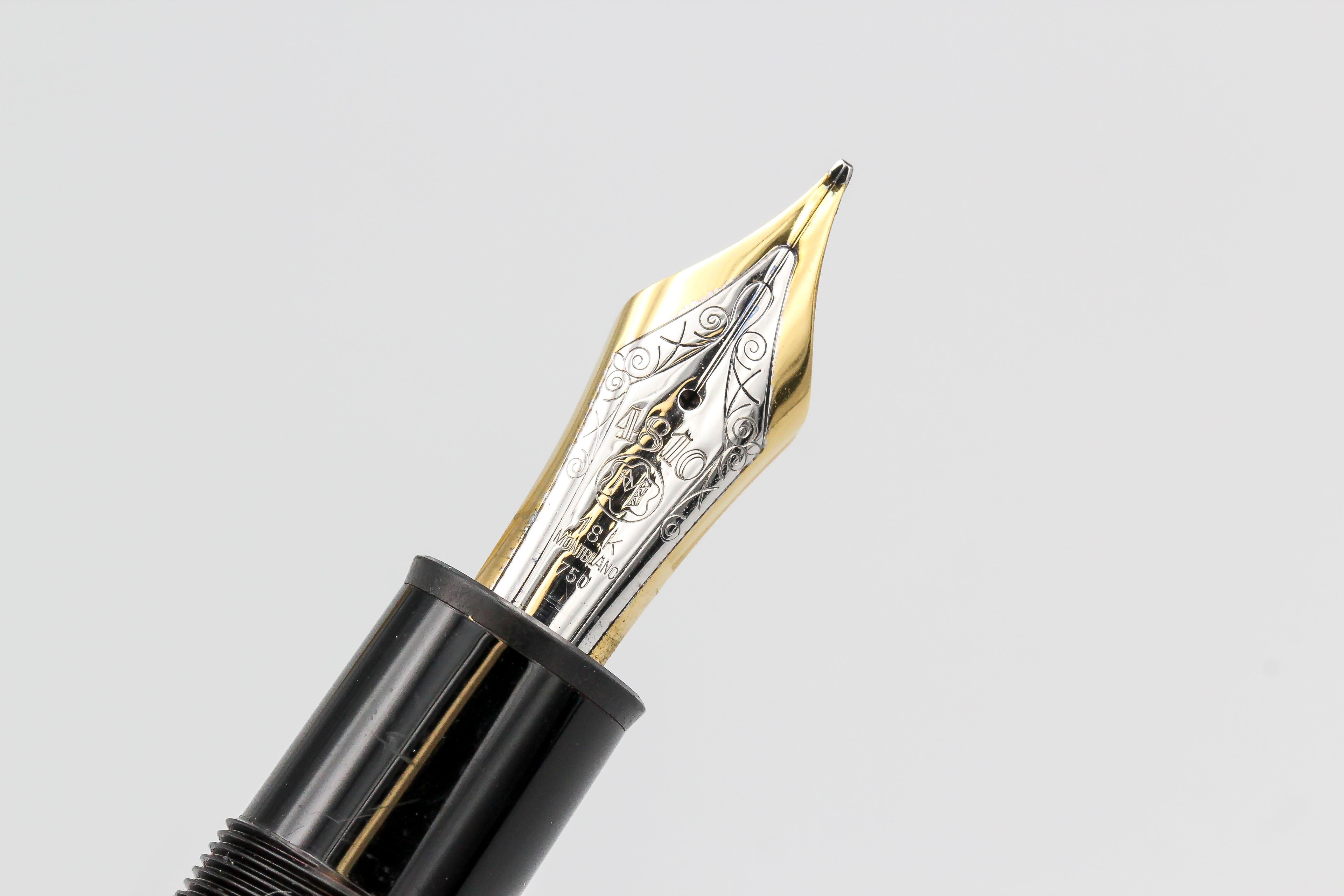 mont blanc gold pen price