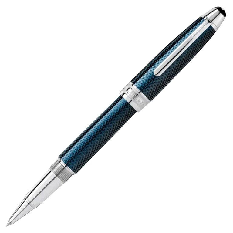 Montblanc Meisterstück Solitaire Blue Hour LeGrand Rollerball Pen 112890 For Sale